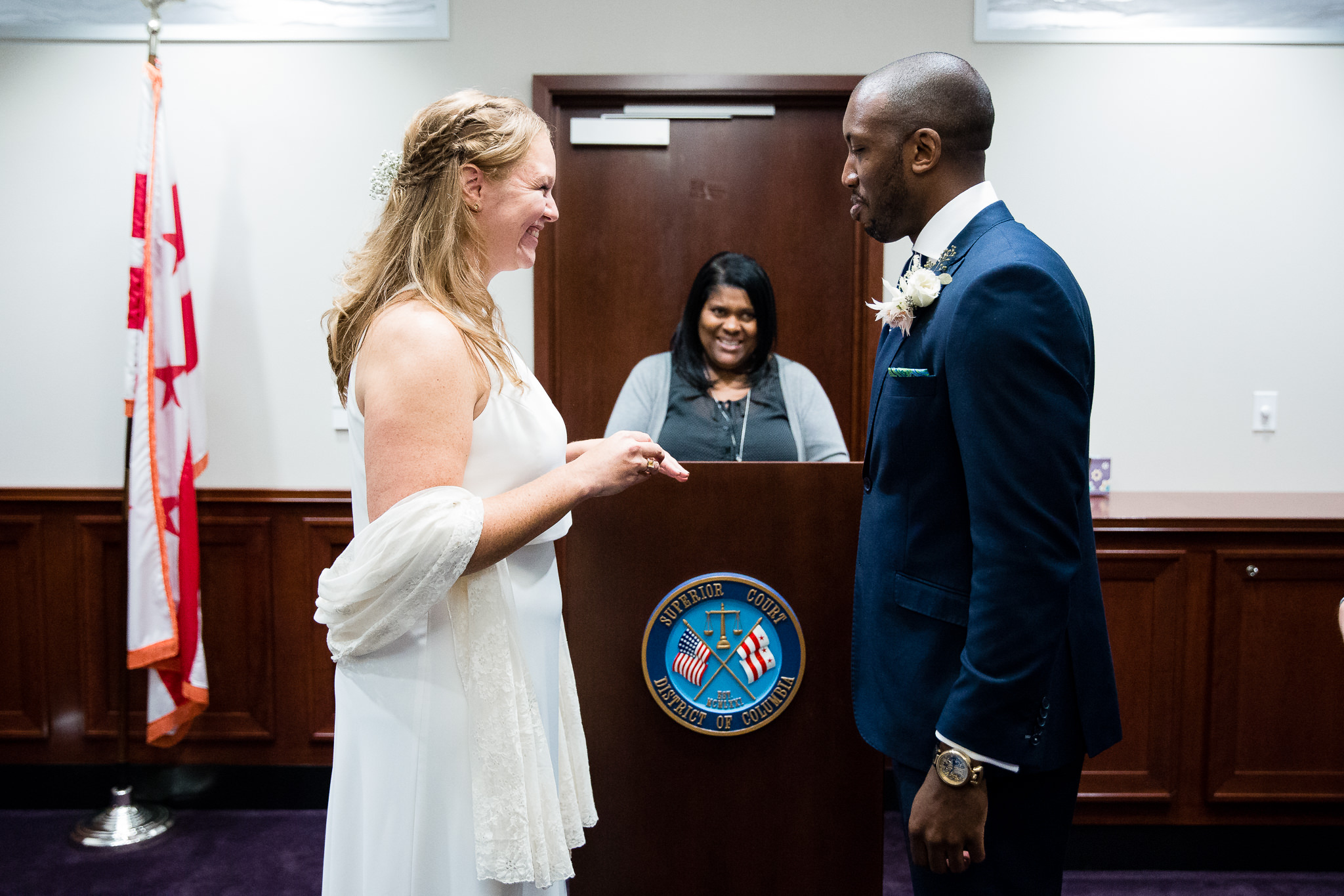 Washington DC City Hall Elopement | Sarah Bode-Clark Photography | Washington DC Wedding Photographer