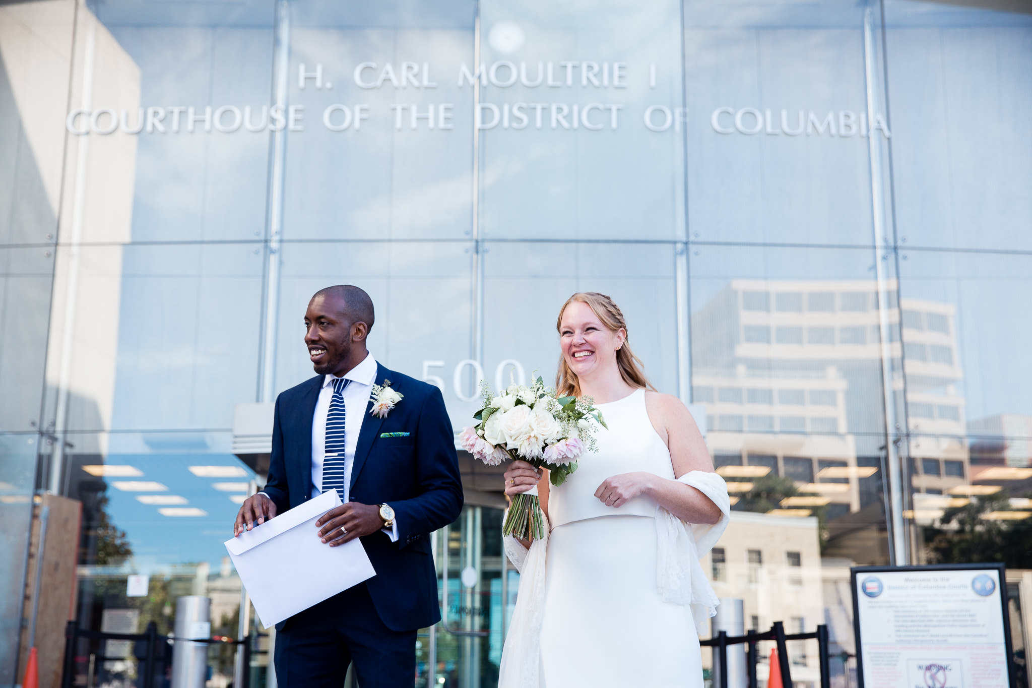 Washington DC City Hall Elopement | Sarah Bode-Clark Photography | Washington DC Wedding Photographer