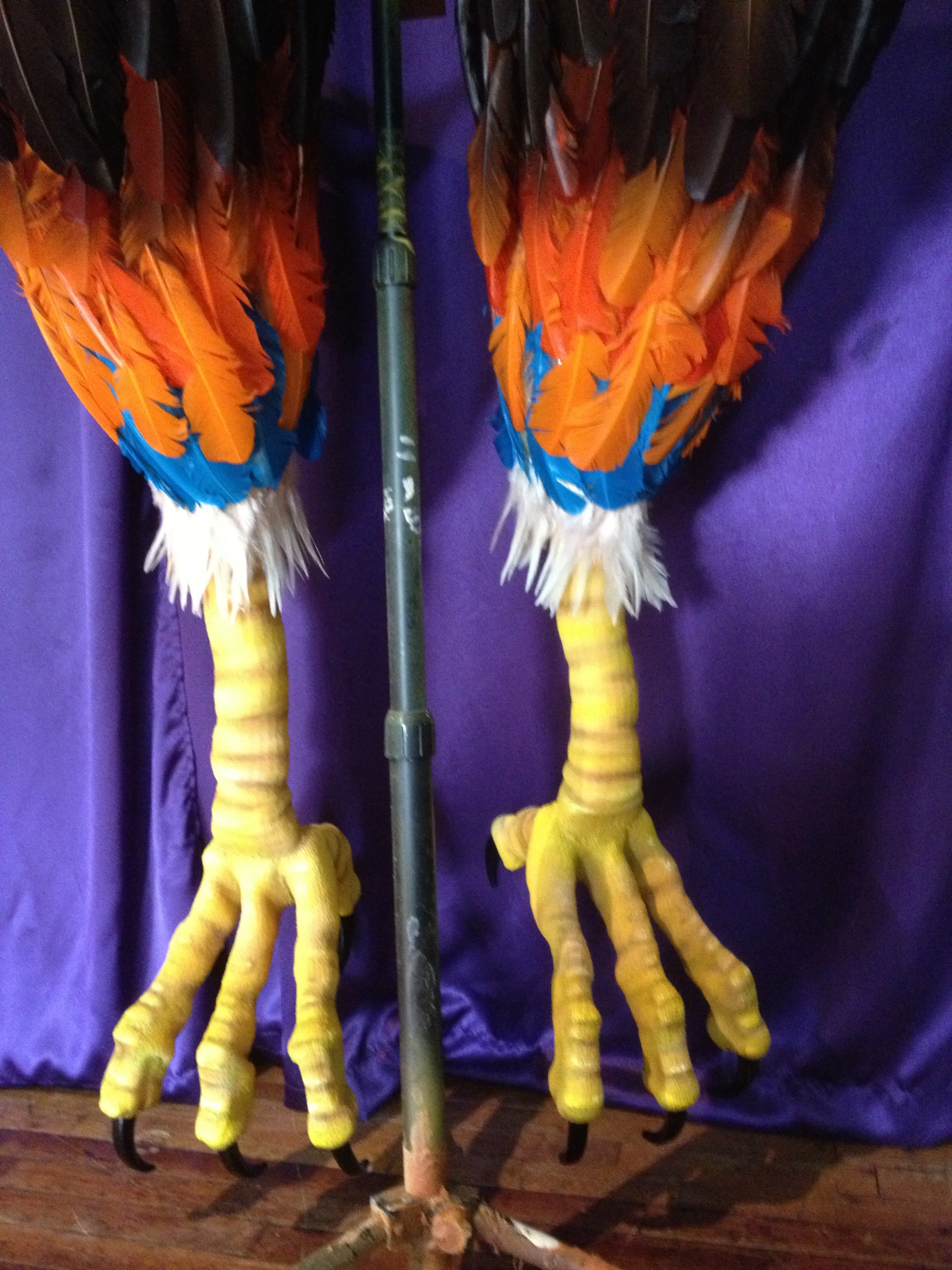 Bird talons - Fully articulated bird feet for Yoplait Yogurt commercial