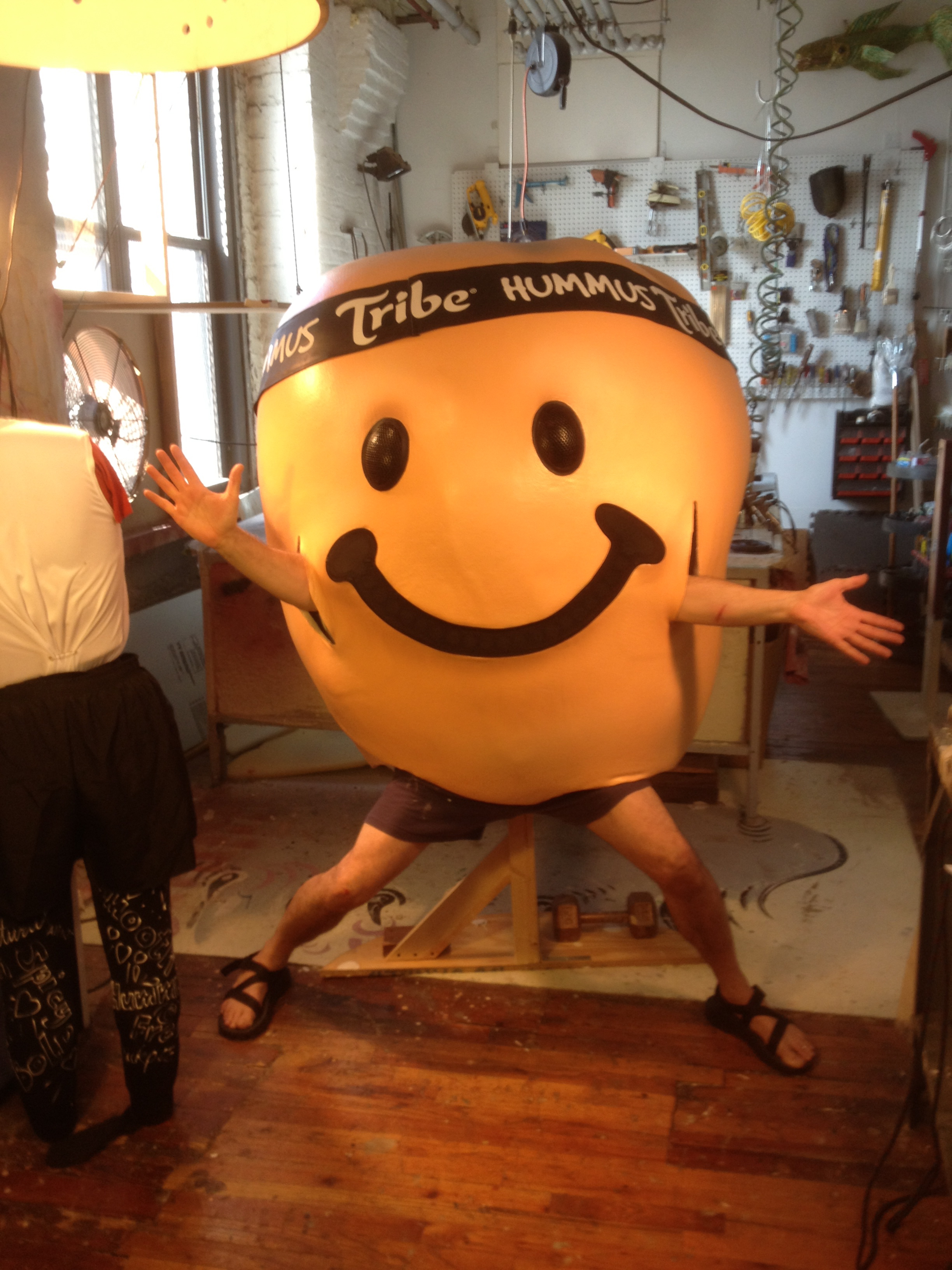 Garbanzo Bean Promotional Costume for Tribe Hummus