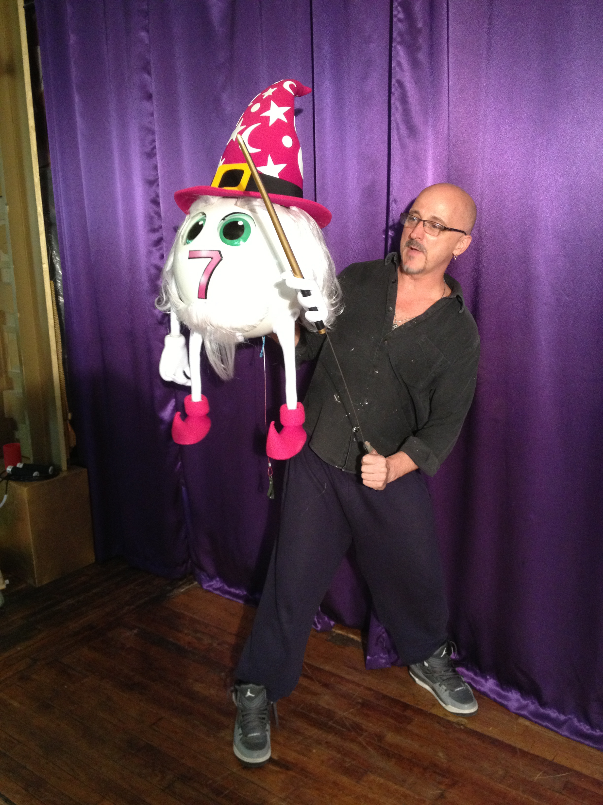 "Lil Lotto" puppet for gambling app