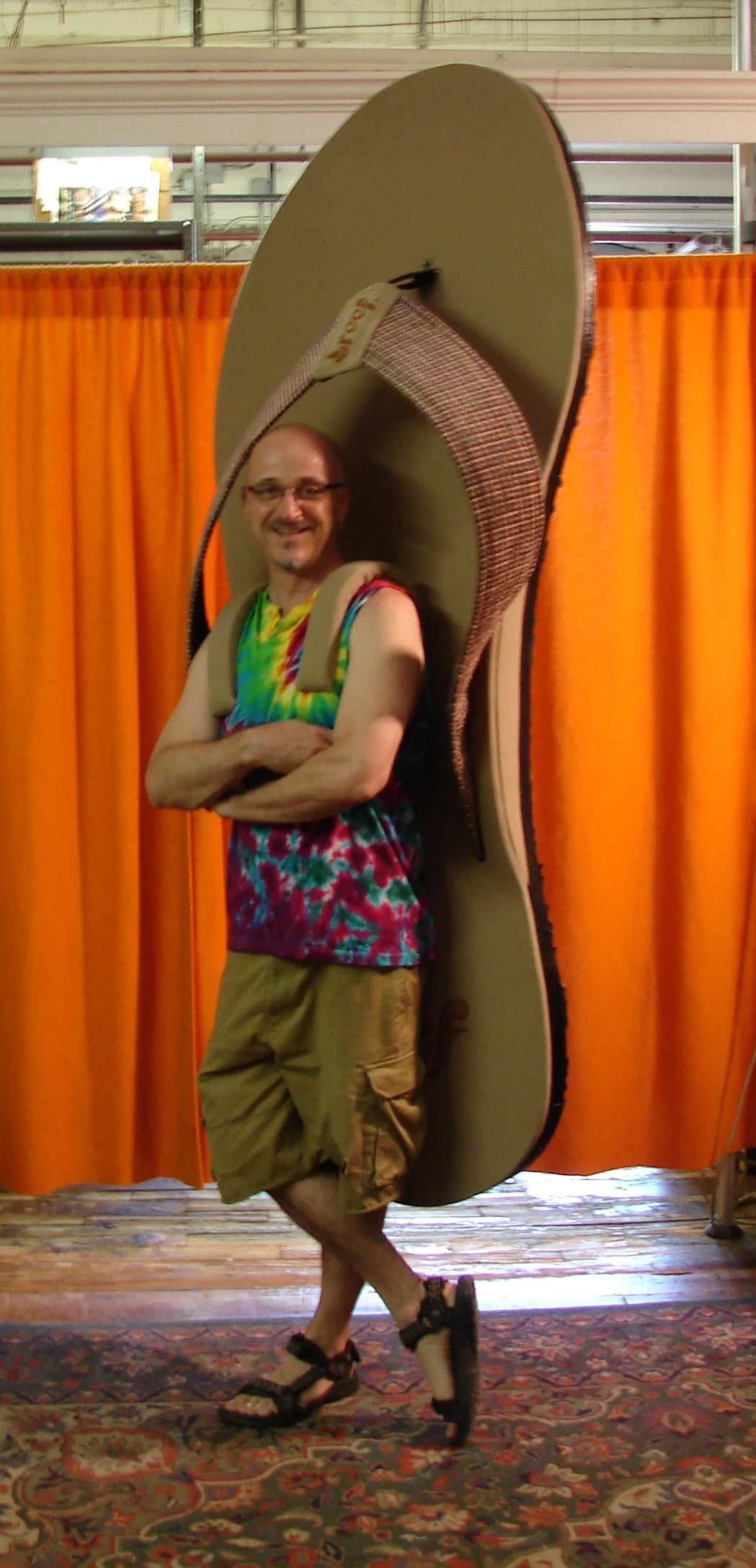 Reef Flip Flop Costume for Hawley Lane Shoes, Greenwich, Connecticut