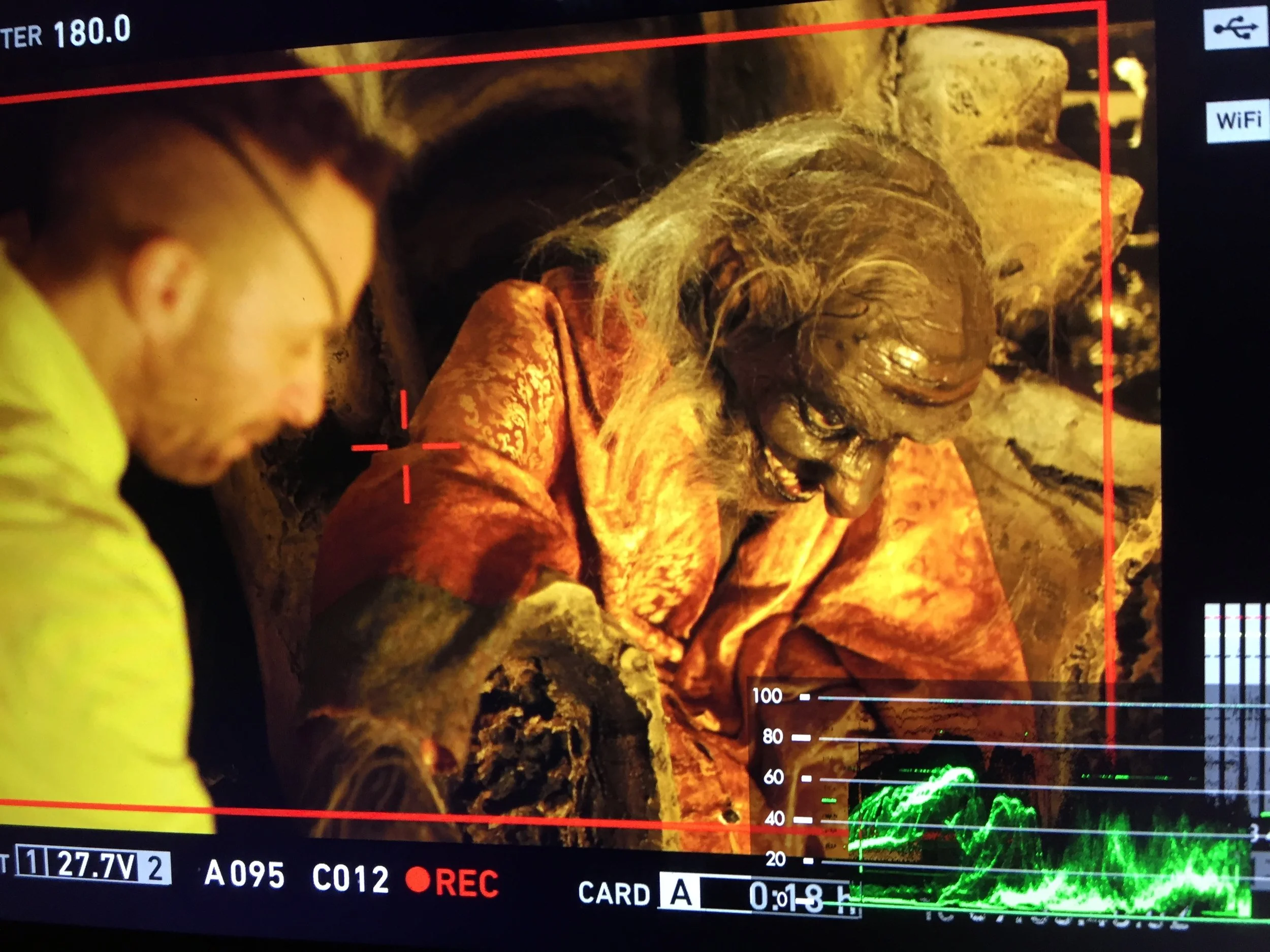 Monitor picture capture from the show "Neon Joe Wherewolf Hunter" on Adult Swim.