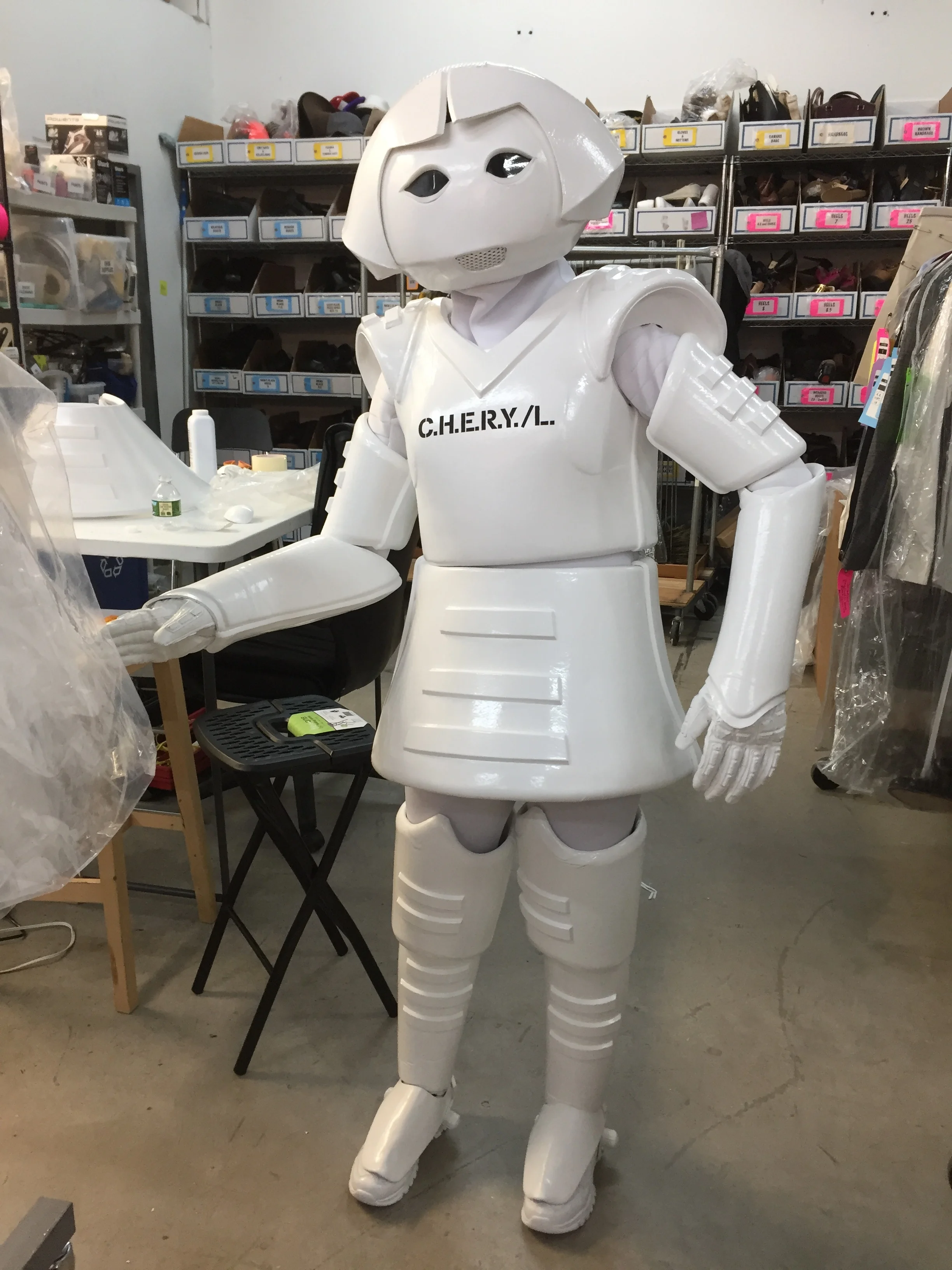 Cheryl, from the Yuko robot series on "Unbreakable Kimmy Schmidt"