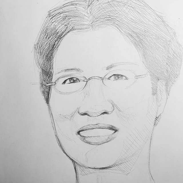This week&rsquo;s inspiration is my mom. She&rsquo;s always forged her own path and has shone me what resilience and the art of remaking yourself is. #sketchingthursdays  #mom
