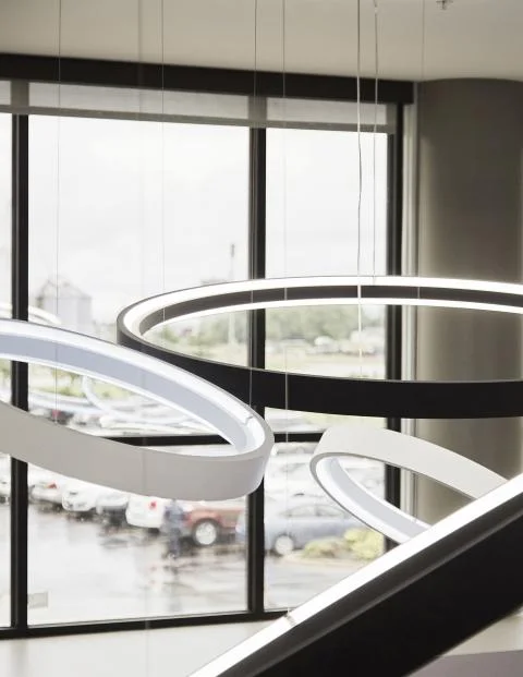 Dot Foods Lobby Lighting Eureka Lighting Lighting Associates