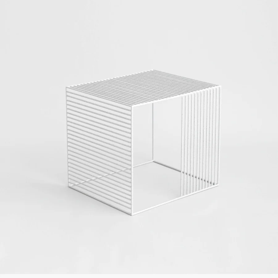 Wire Side Table by Iacoli & McAllister