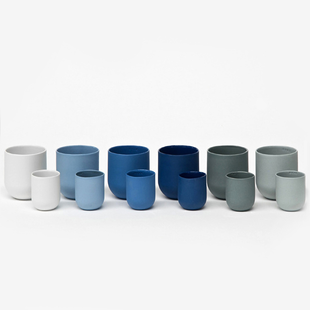 Porcelain Cups by De Intuitiefabriek