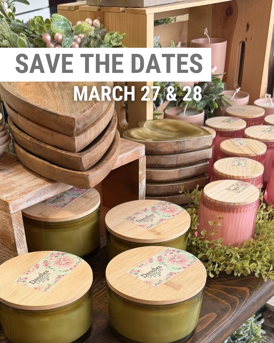 SPRING CANDLES GIVEAWAY
Introduce a friend to Dandles for FREE! Tag 2 friends in the comments and enter them to win Dandles Candles gift cards.

Giveaway closes Sunday, March 15 at 11:59 pm. Winners will be drawn at random and posted on Dandles Candl