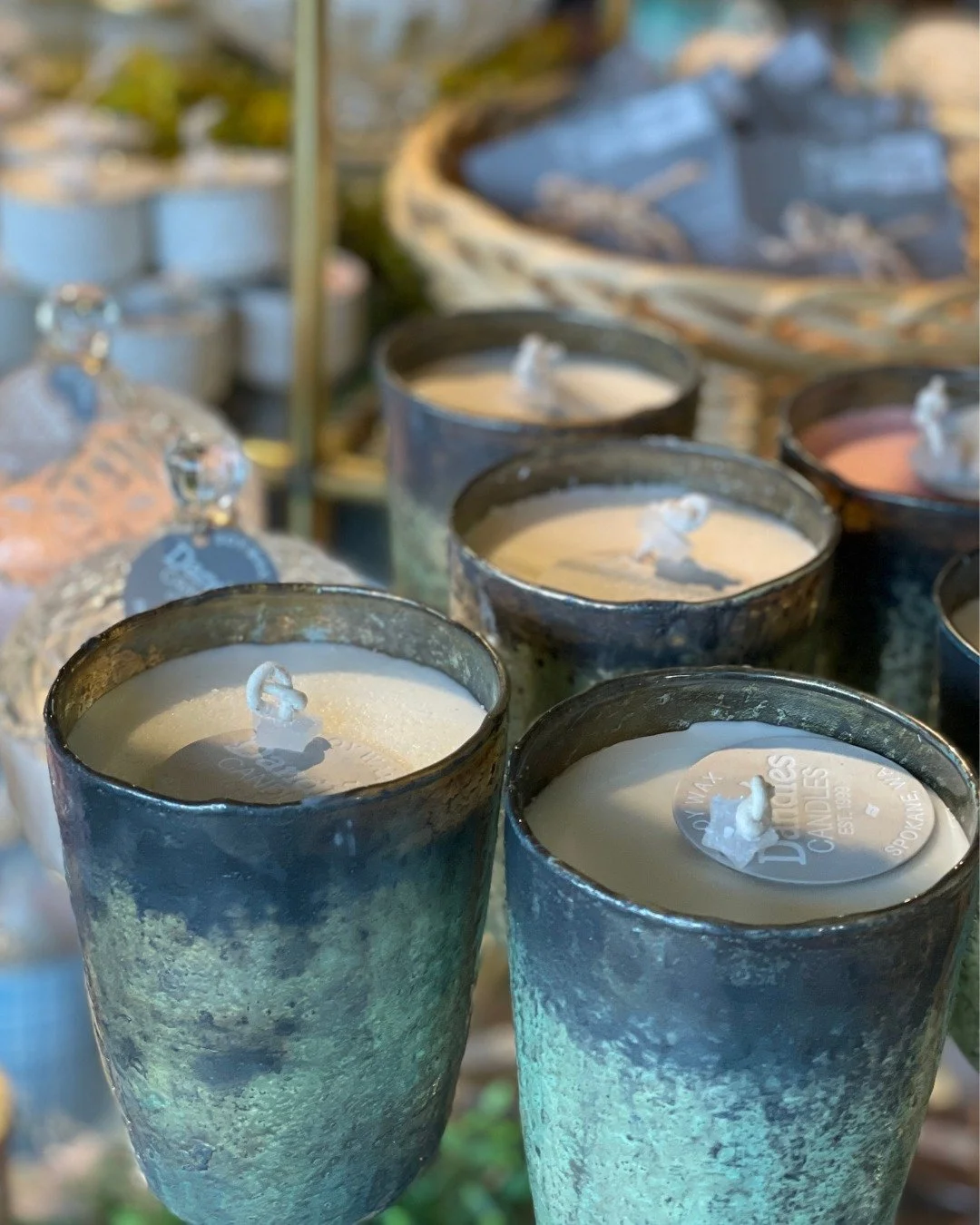 Restock alert at @boulevard_mercantile Grab your favorite scented candles in the heart of Spokane. SWIPE to see what's available in Dandles spring scents.