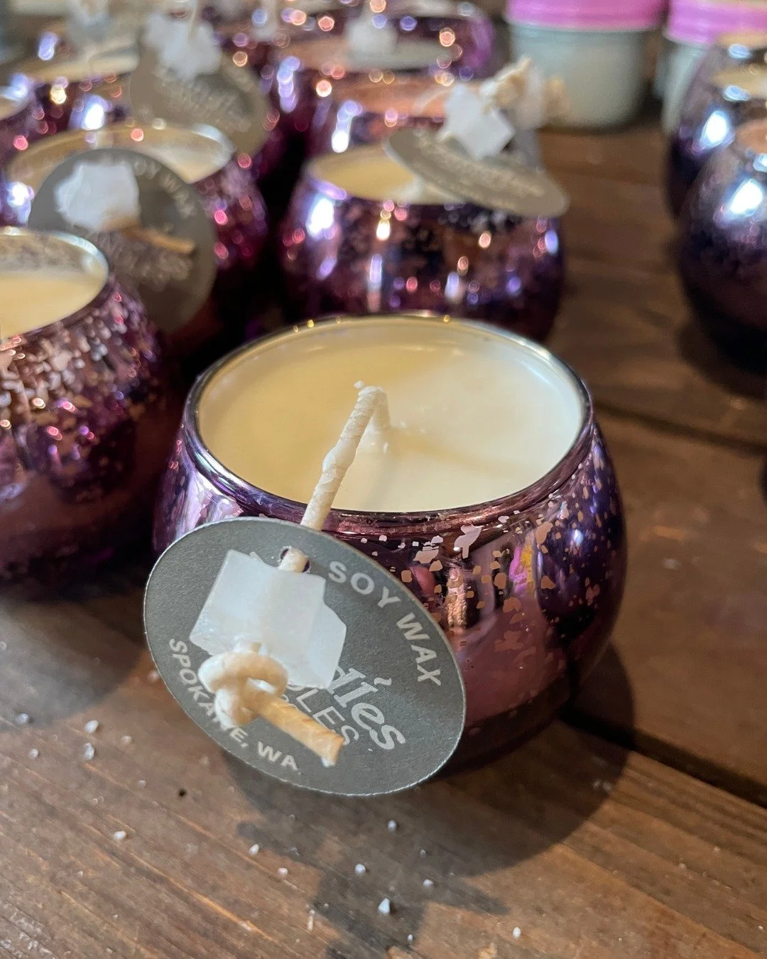 Globe candles are now arriving in a rainbow of colors at stores like @simply_northwest in Spokane Valley.

Shop lilac and periwinkle Globe Candles in select scents on the Dandles website. Unlock FREE SHIPPING when you spend $50+ online all spring. Or
