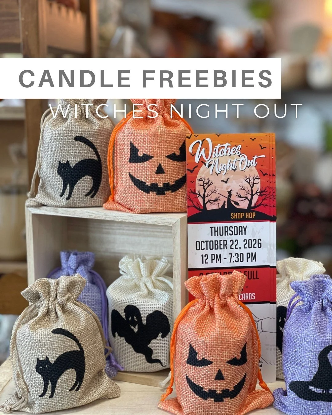 Gather your ghoulfriends, and clear your schedule for an evening of shopping, treats, prizes, and spellbinding fun this Thursday at @goodfindsbydandles. 

Save 20% on everything in the store + snag yourself your one of these candle freebies when you 
