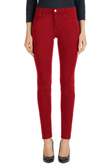 J. Brand High Rise Super Skinny Ankle Jea 