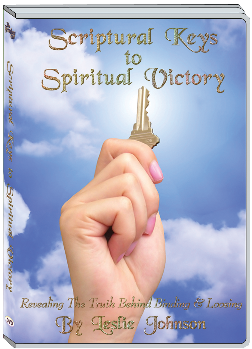 Scriptural Keys to Spiritual Victory. Leslie Johnson. Matthew 16:19 says, "And I will give unto thee the keys of the kingdom of heaven: and whatsoever thou shalt bind on earth shall be bound in heaven: and whatsoever thou shalt loose on earth shall be loosed in heaven." Leslie corrects the errors many have been taught about the strongman and binding and loosing. She gives you the keys to success in your prayers and the prayer of protection. She shows scriptural references for good and evil spirits. Revelation knowledge will be imparted to you. Jesus came to set the captives free from oppression, depression, and possession of evil. Many will receive deliverance while watching this. 2 hrs 40 min