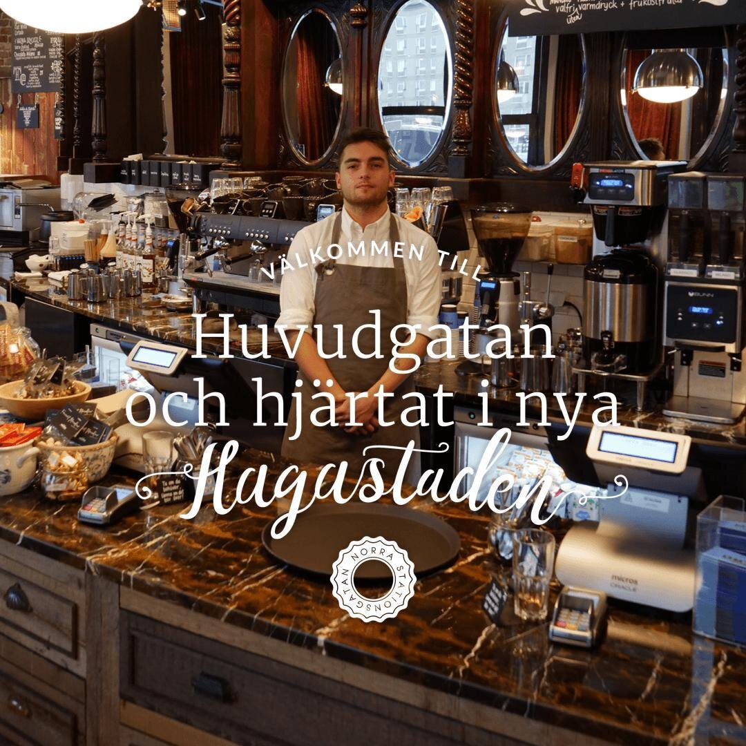 V&auml;lkommen till v&aring;rt omr&aring;de! ⠀
.⠀
.⠀
.⠀
@caffenerosverige #norrastationsgatan #hagastaden #caffenero