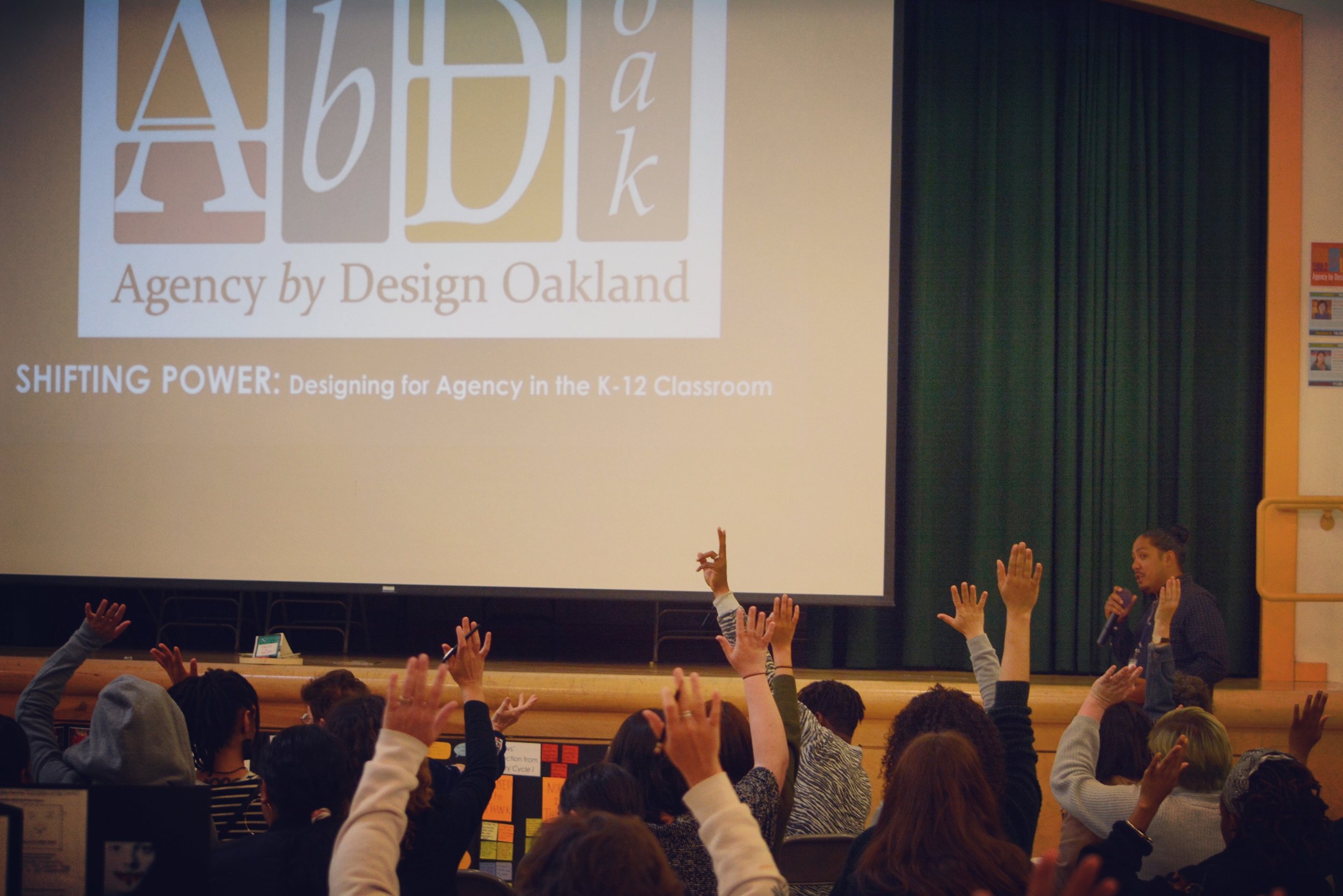 “Raise your hand if you are creative,” asks Kurt Kaaekuahiwi when beginning his talk entitled, “Whose Agency? Building Critical Consciousness Through Maker-Centered Learning and Arts Integration.” In his talk, Kurt Kaaekuahiwi asks students in his Ethnic Studies class at Roses in Concrete Community School how art and making can impact engagement within the course.