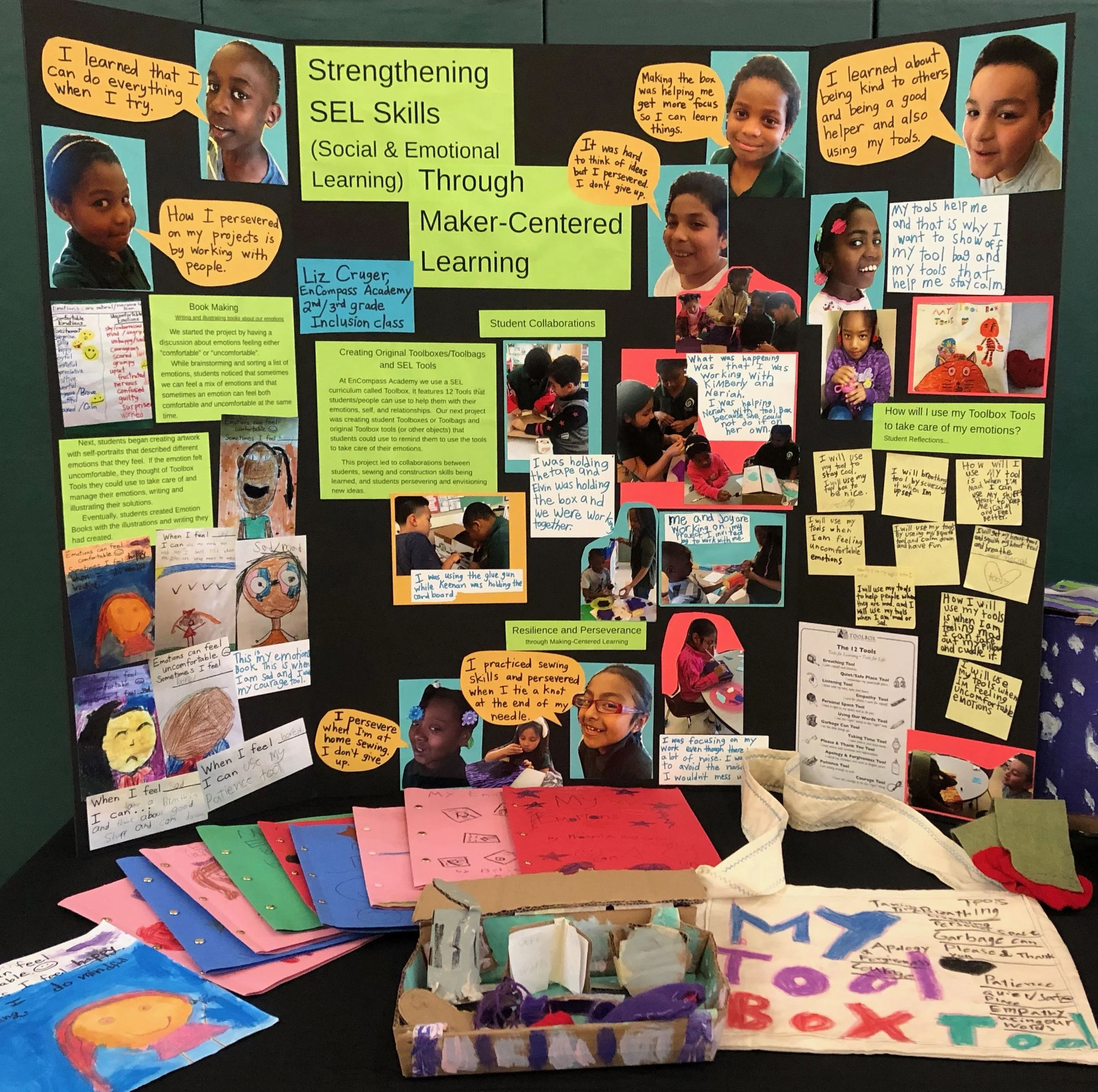 Liz Cruger’s documentation booth at Agency by Design Oakland’s culminating event on May 4, 2019.