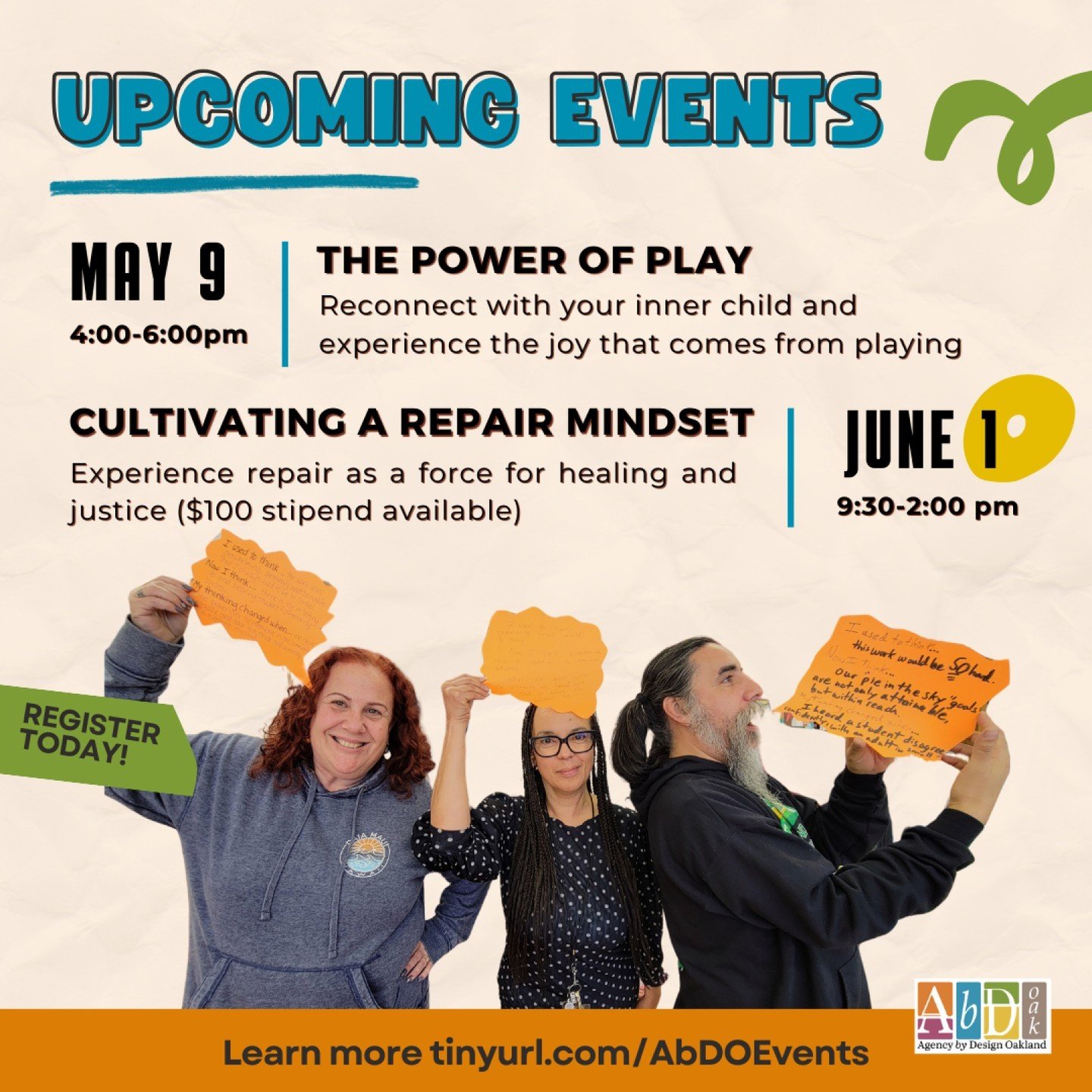 Spring is a time of renewal and growth. Educators, join us for our participatory learning experiences to ignite curiosity and sense of playfulness! 👇🏼

✨May 9: The Power of Play 
Wonder what maker-centered learning is all about? Through this playfu