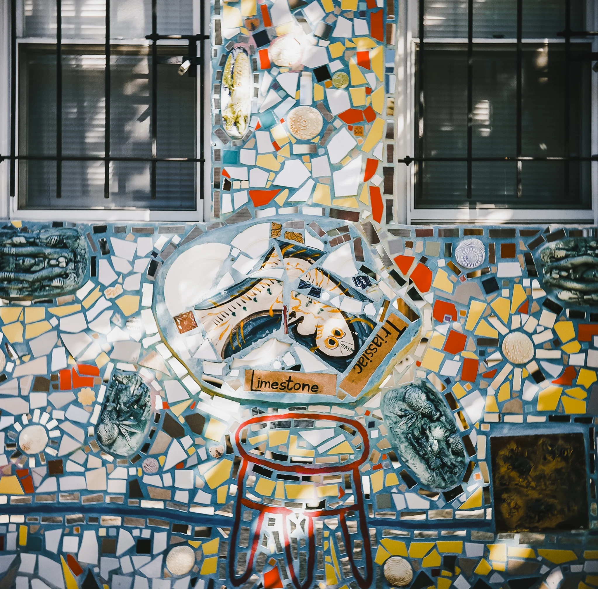 Philadelphia Magic Gardens Yashica-D, medium format film