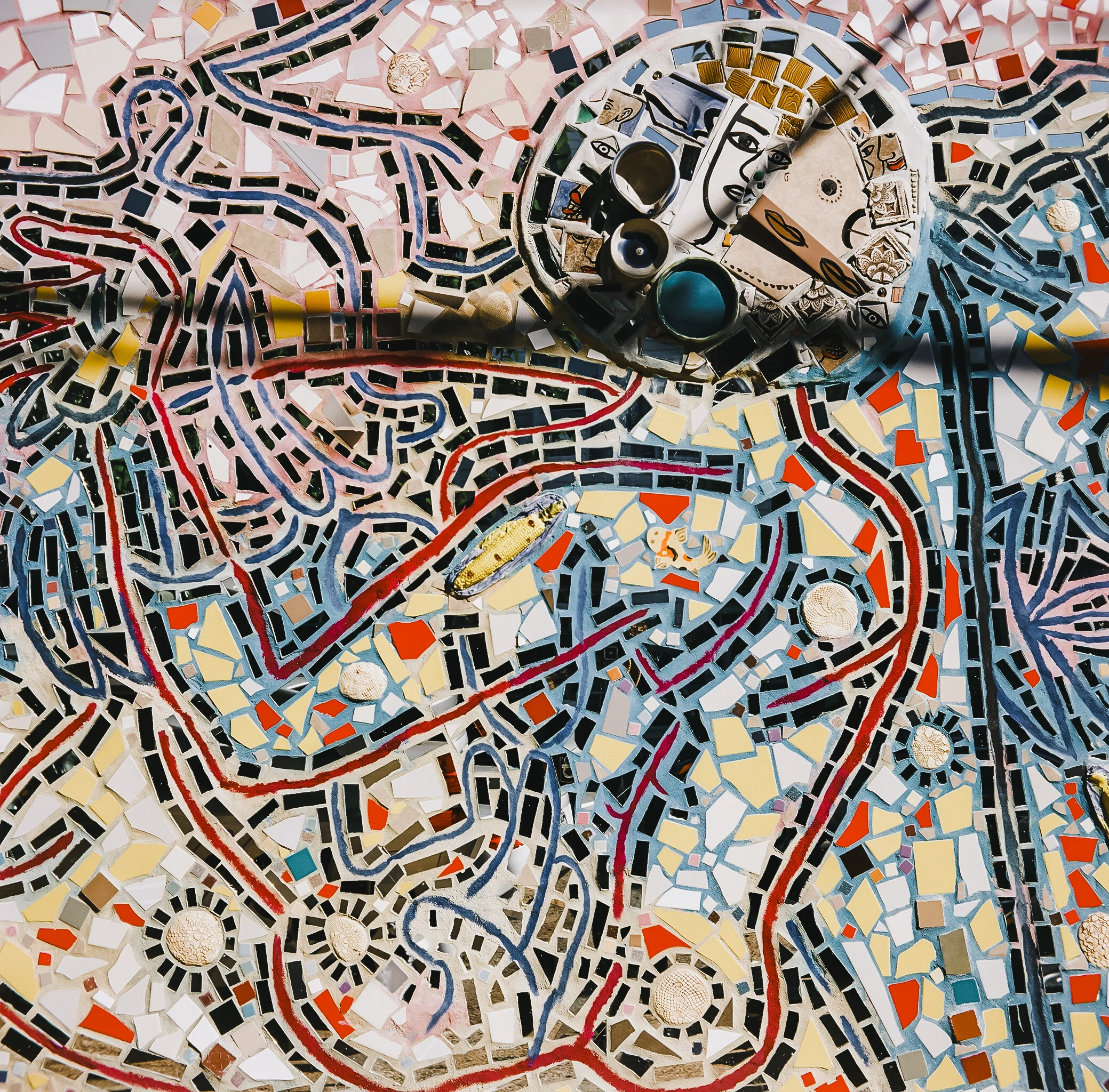 Philadelphia Magic Gardens Yashica-D, medium format film