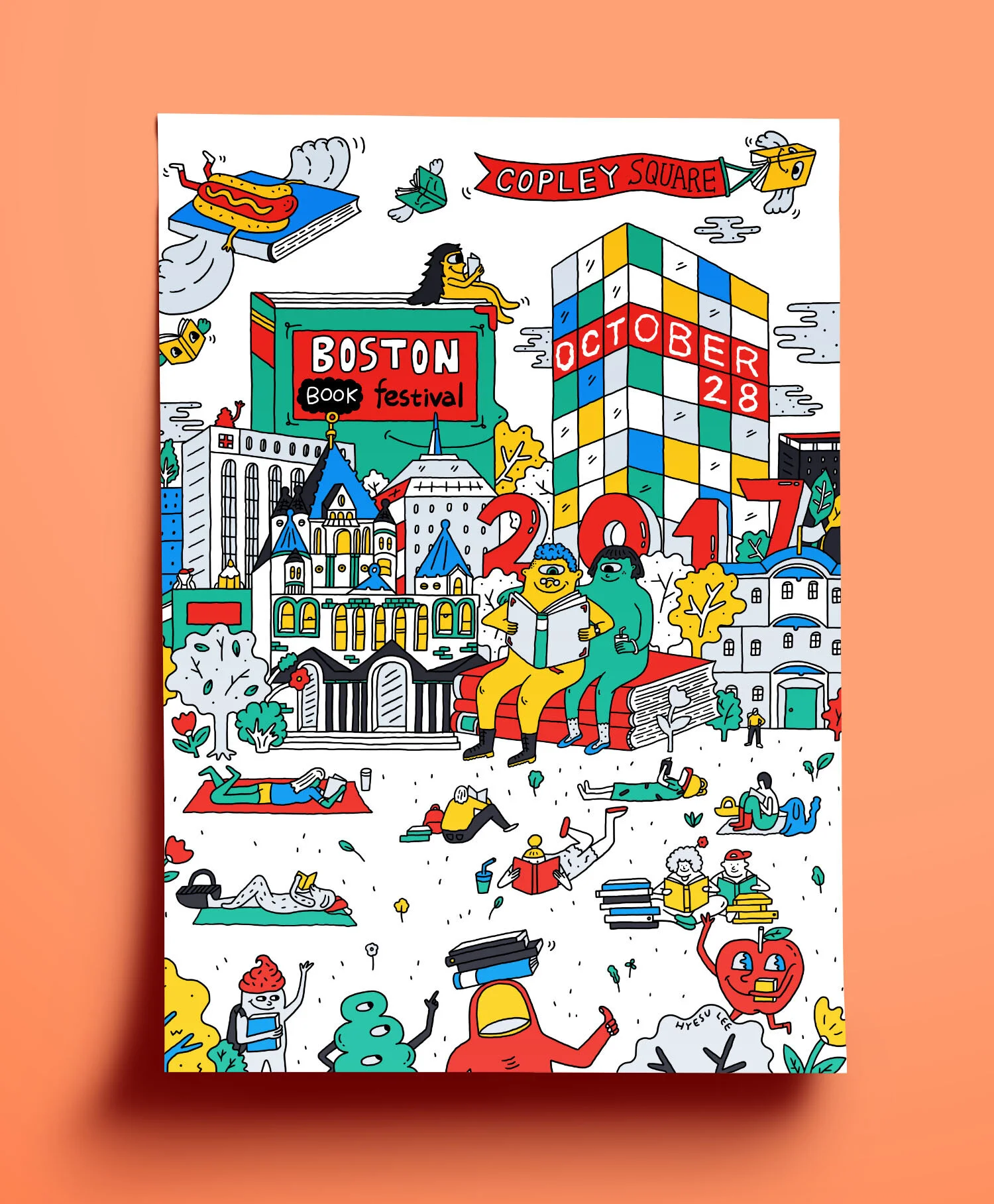 Boston Book Festival Poster