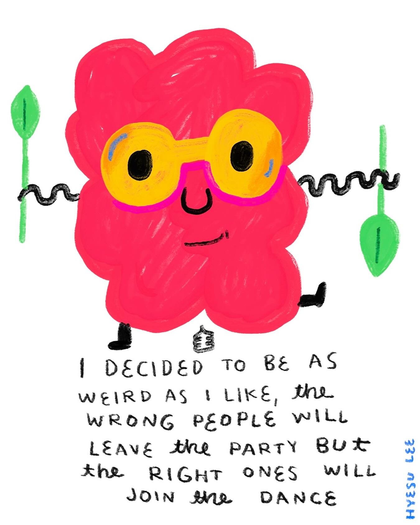 Current mood 👹 
.
.
.
.
#art #artist #artofinstagram #illustration #illustrator #illust #hyesulee #quote #quotes #quotestoliveby #currently #mood #selfdiscovery #selflove #selfloveclub