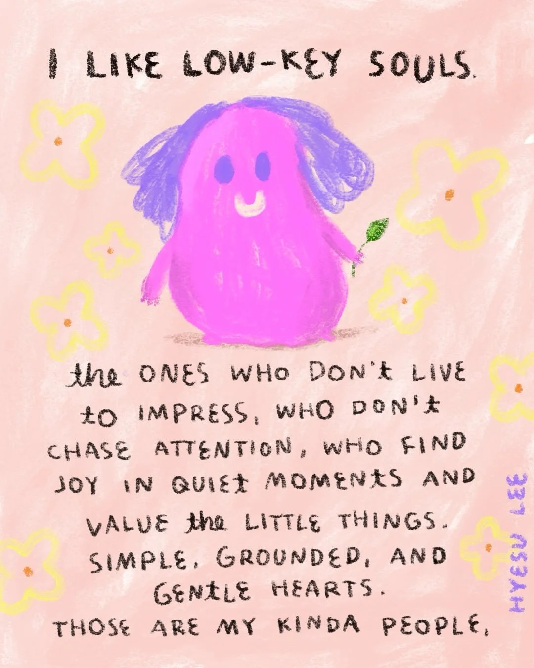 😌🫶💞
.
.
.
#inspiration #quotes #hyesulee #art #illustration