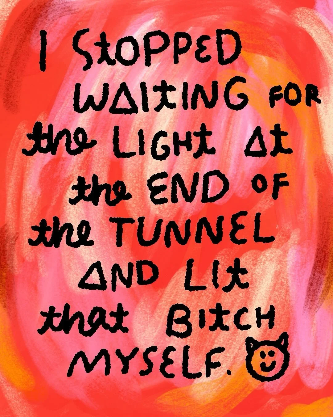 👹👹👹 
.
.
.
#quote #mood #hyesulee #art #artist