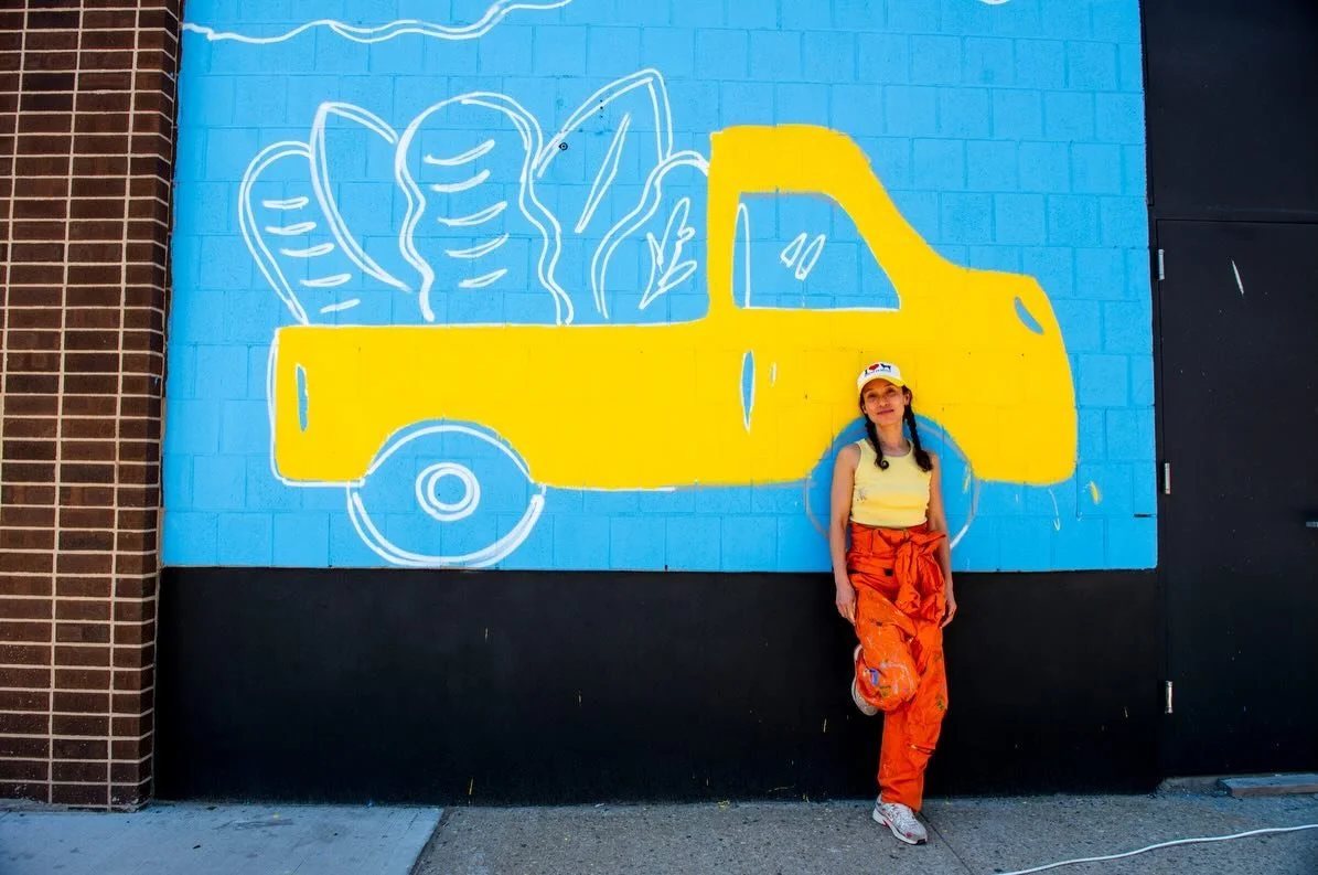 We move through life collecting experiences and memories, and this is one I&rsquo;ll forever cherish. Last month, I completed the largest mural of my career for the @brooklynarmyterminal 
Going into it, I was excited but also very nervous. Looking ba