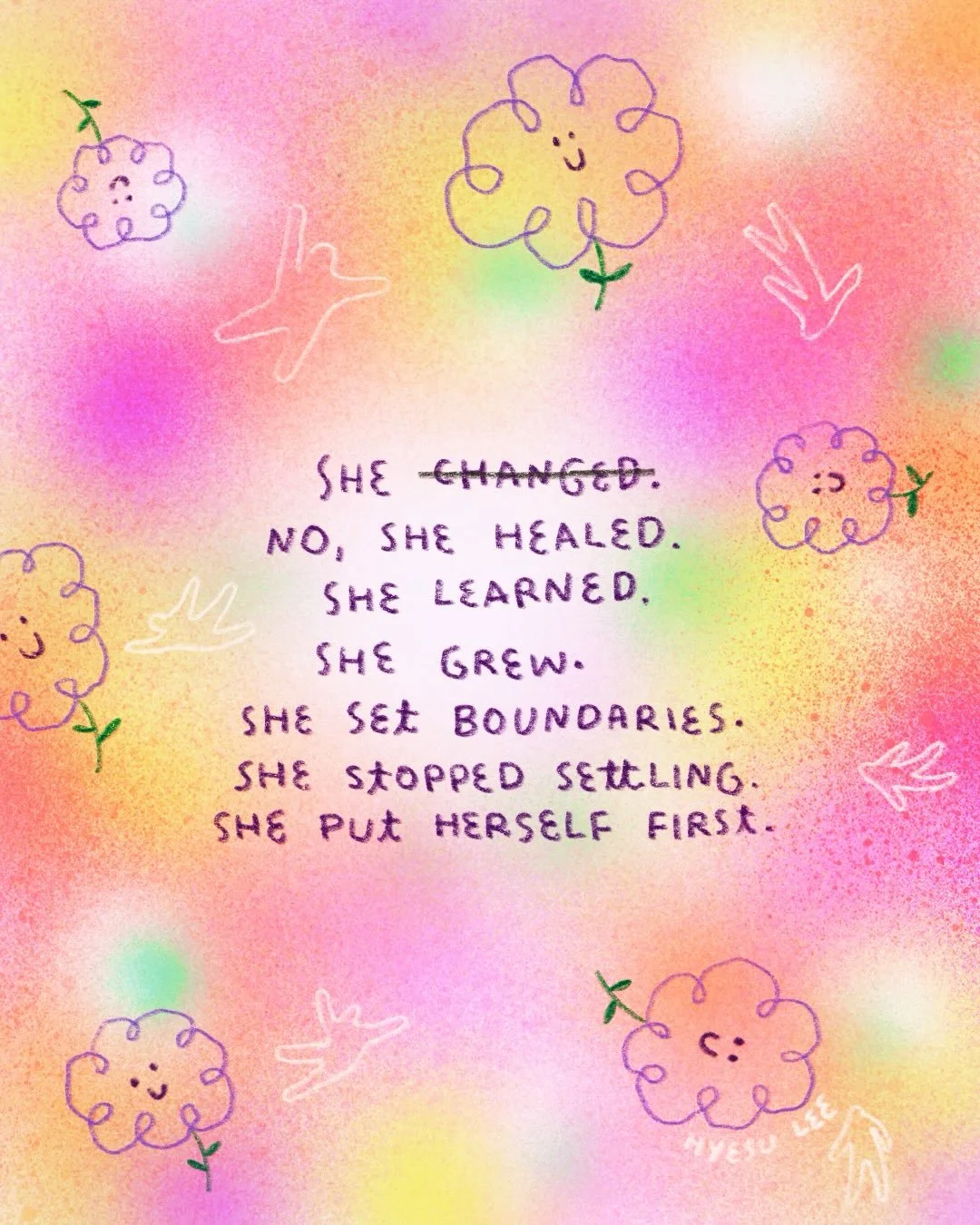 😌💗🫶
#quote #quotestagram #feelings #healing #hyesulee