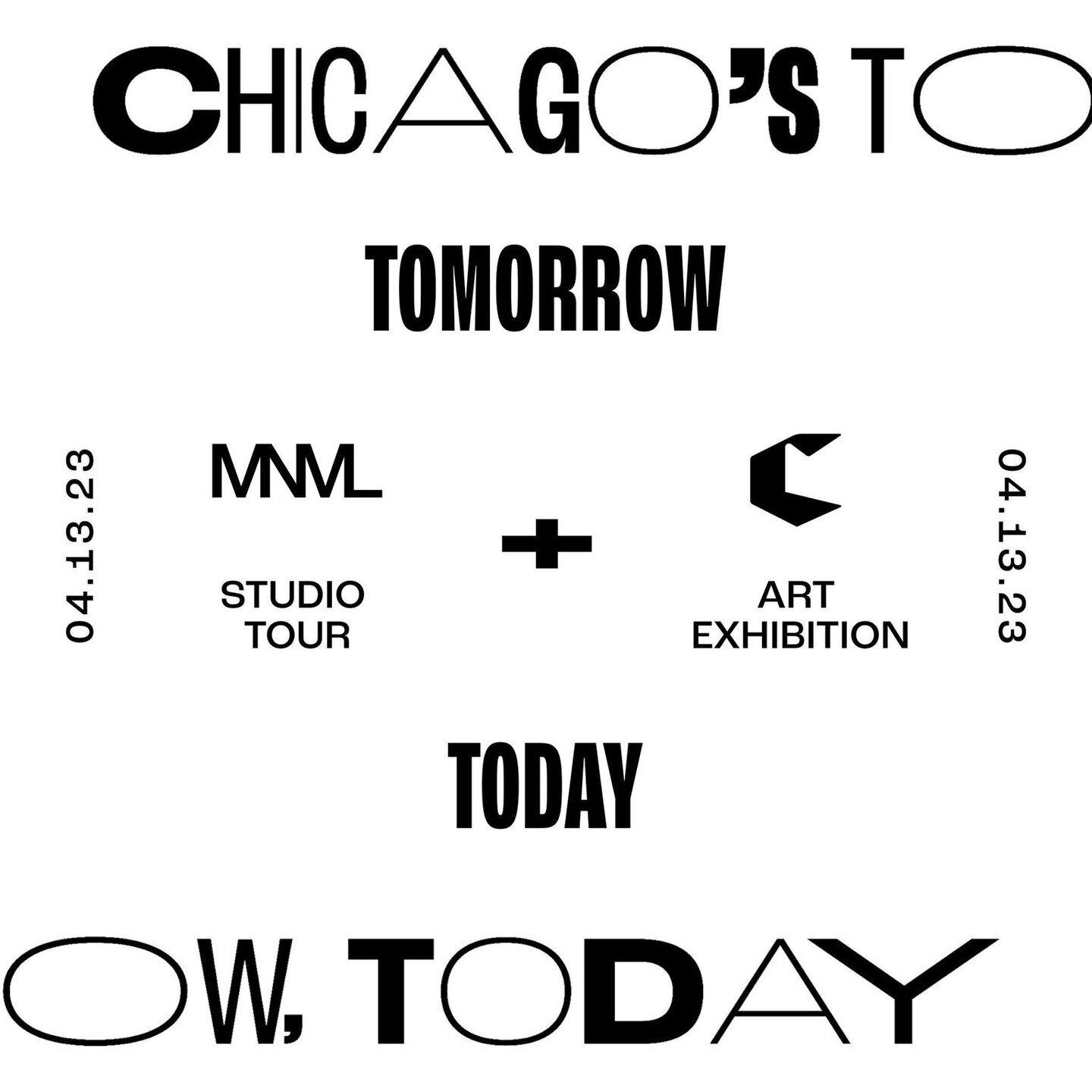 We're co-hosting a group art show with @chicagographicdesignclub called Chicago's Tomorrow, Today. This Thursday, 4/13 from 7-10pm. Join us for a studio tour at 6pm prior to the show. 

Register on the CGDC website. 
www.chicagographicdesign.club

Fe