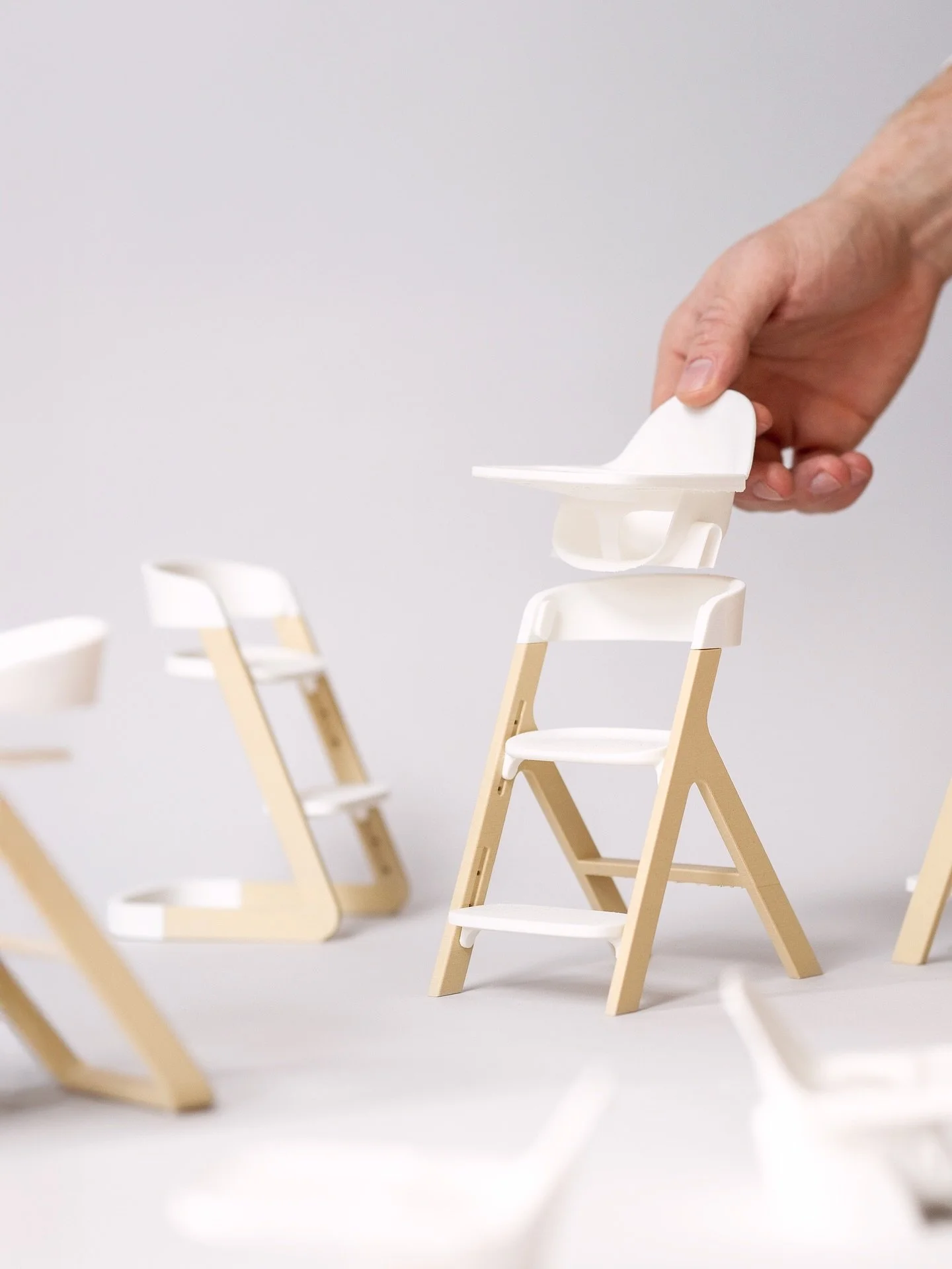 At MNML, prototyping is how we solve problems. From quick prints to full assemblies, each round gives us insights that guide the final design.

For the Mockingbird High Chair, that meant stripping away over complication. The result is a chair that&rs