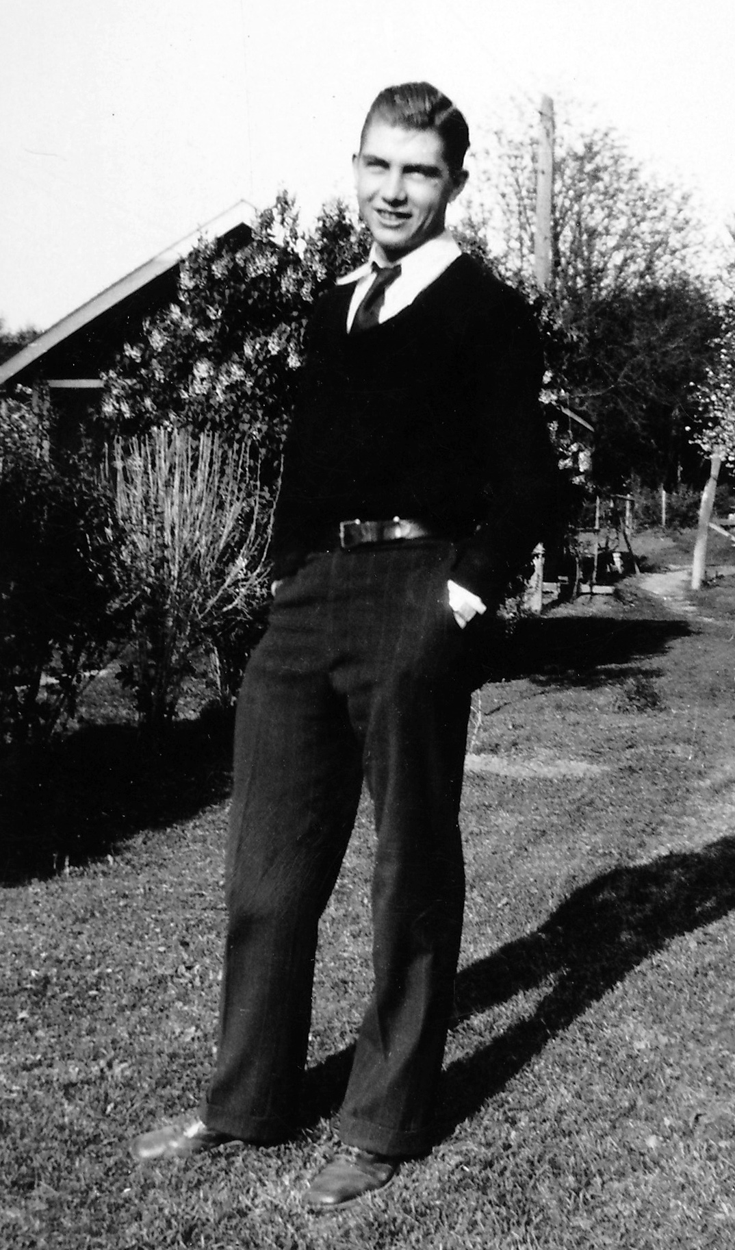 Ernie during his St. Olaf college days.