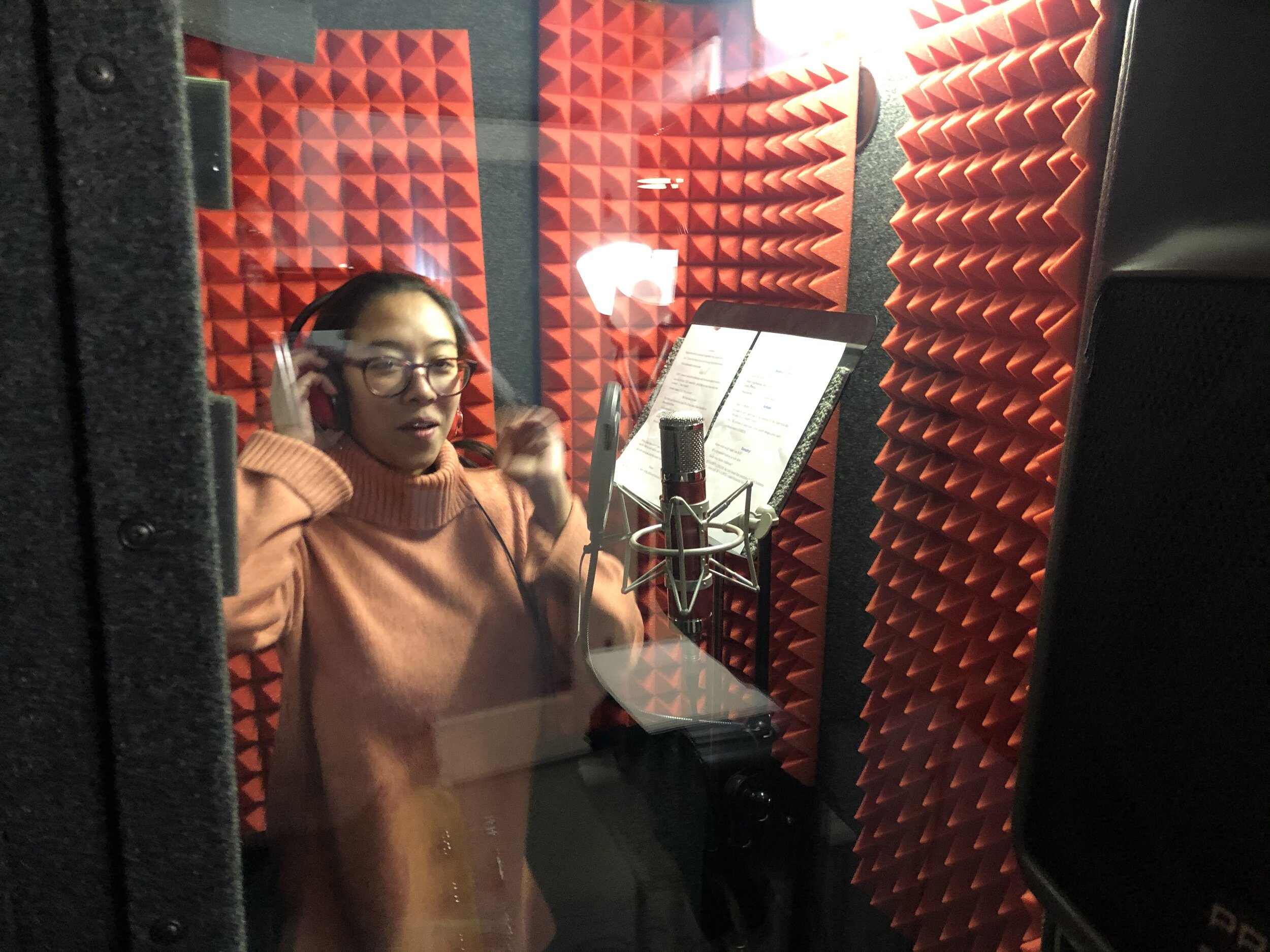  Our soundproof booth is great for your recording and voice over needs 