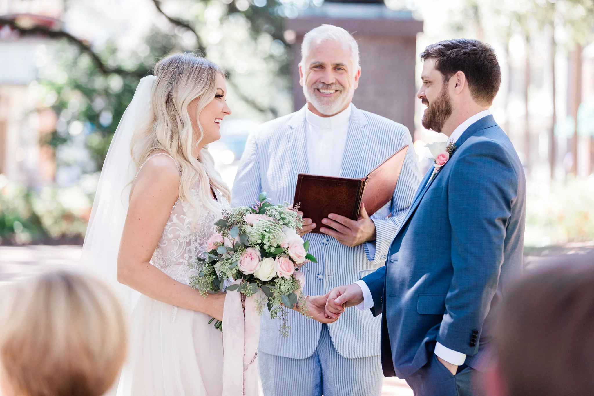 Carly + Clint’s Savannah Elopement - Savannah and Olde Pink House Elopement | Apt. B Photography