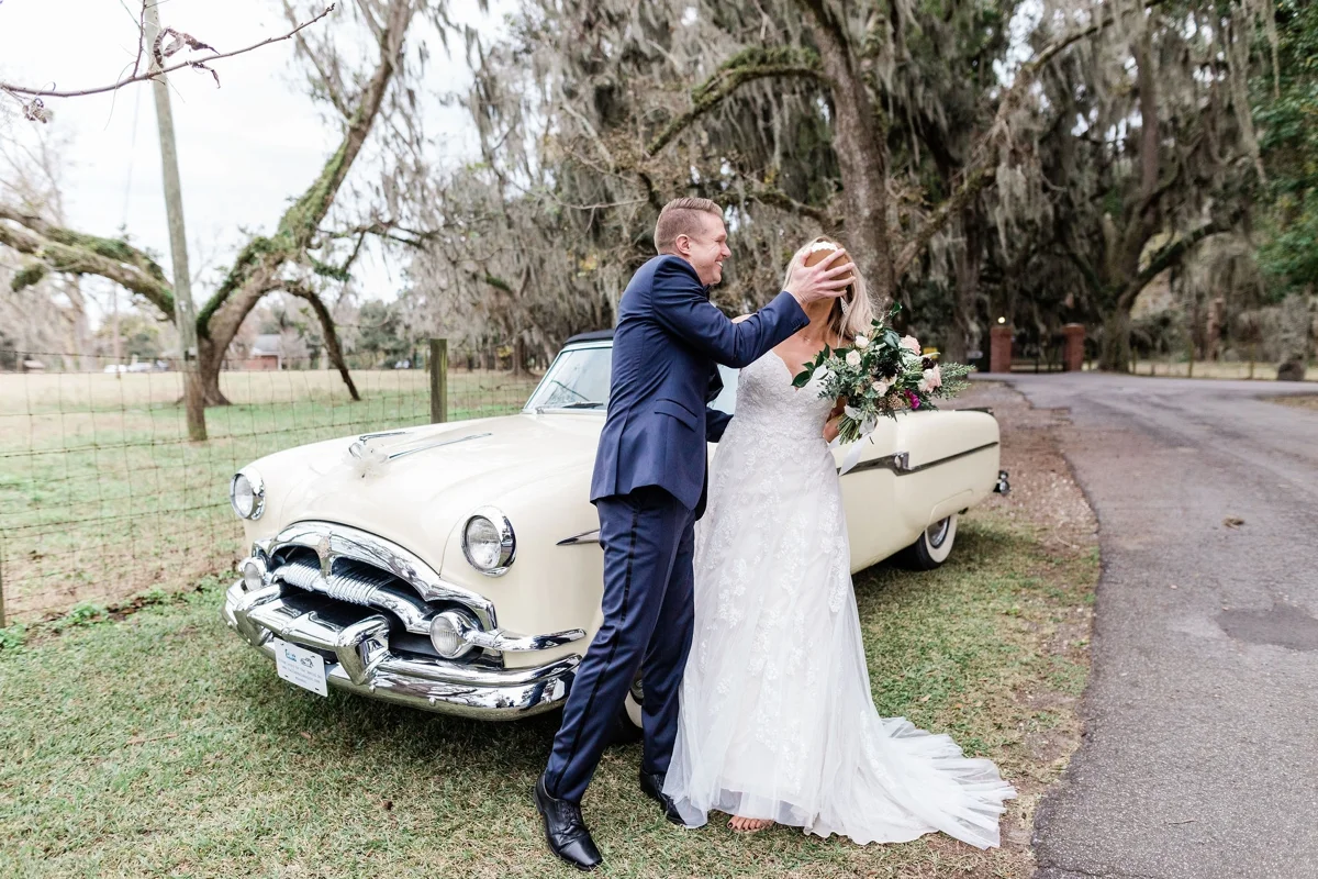 Chanda and Paul’s intimate elopement at Whitefield Chapel at Bethesda Academy - Savannah Elopement