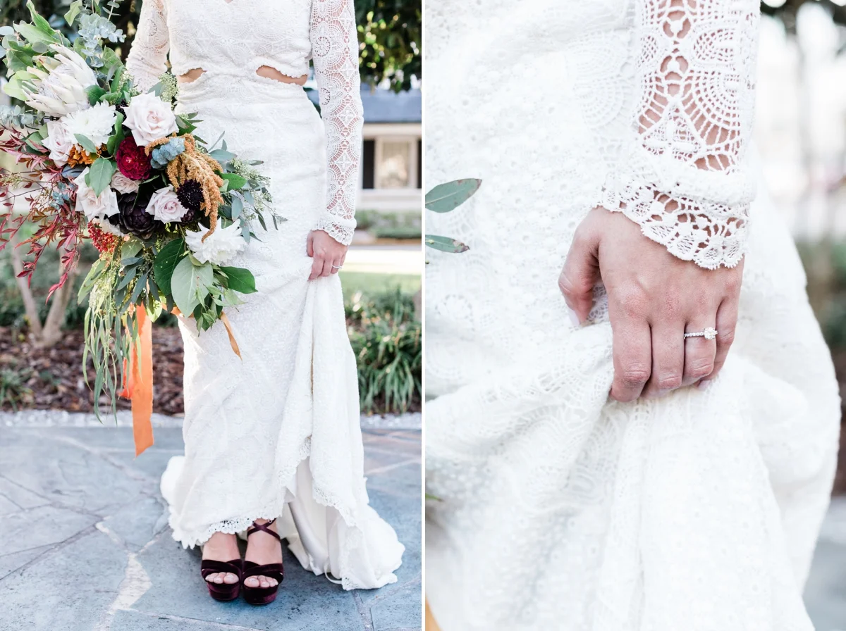 Bohemian Savannah Wedding at Charles H Morris Center - Savannah wedding photographer