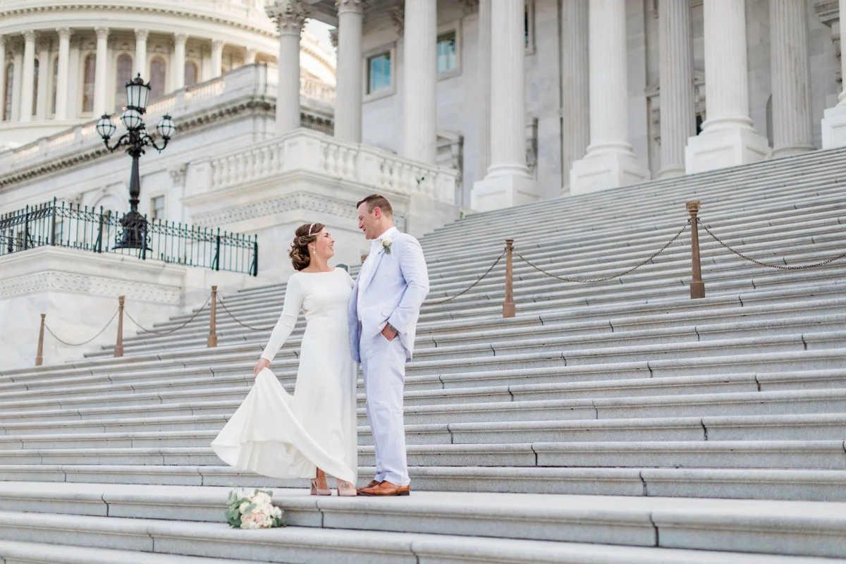 Catie + Carl’s Surprise Washington DC Wedding