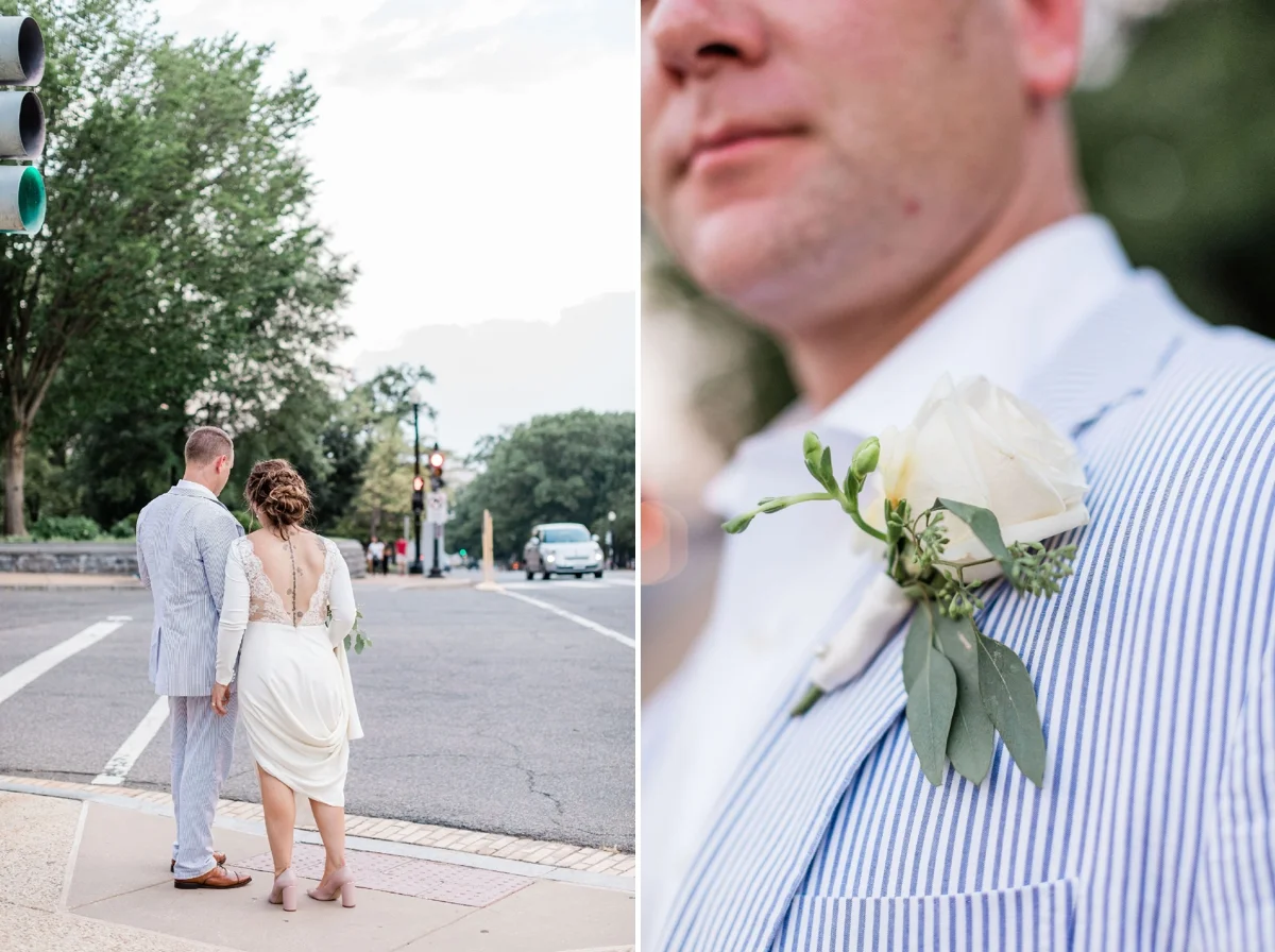 Catie + Carl’s Intimate Washington DC Wedding by Apt. B Photography