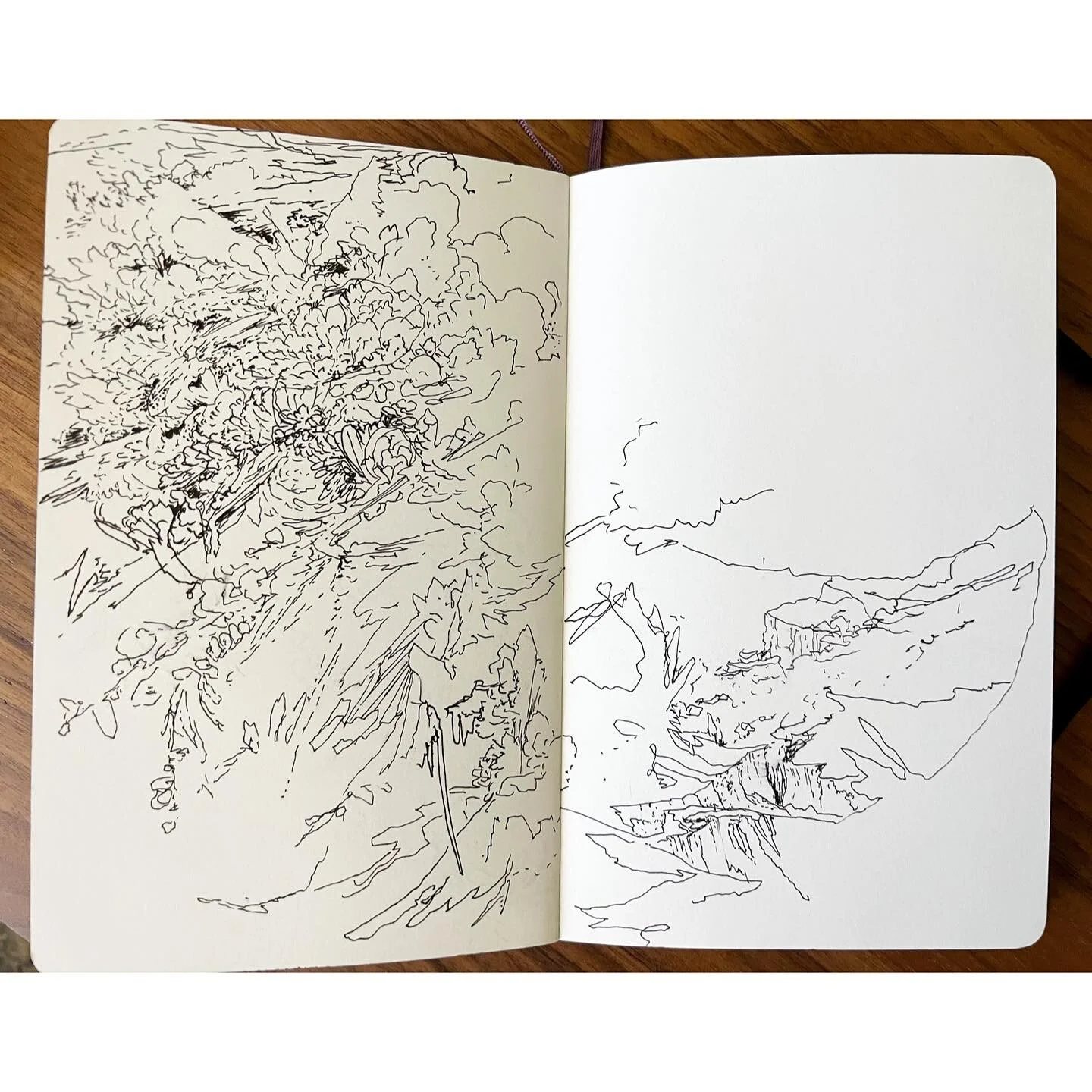 Just helps to keep the pen moving some days