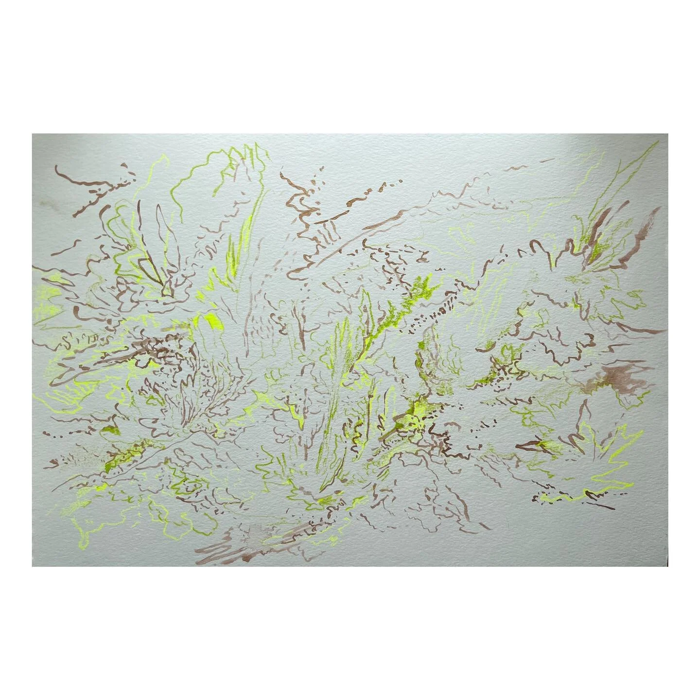 I keep being pleasantly surprised by finding art that I forgot that I made last year. Loving my prolific pre-baby self. (And my current art mama make what I can when I can self too 😍) 

This drawing is mixed media on paper, 11&rdquo; x 14&rdquo;