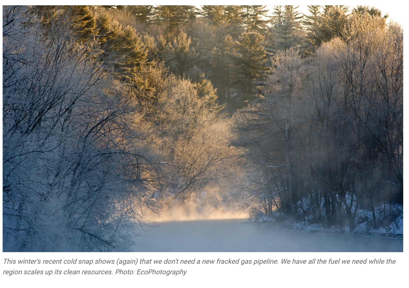 Conservation Law Foundation: Frigid Temperatures? Not a Problem in New England