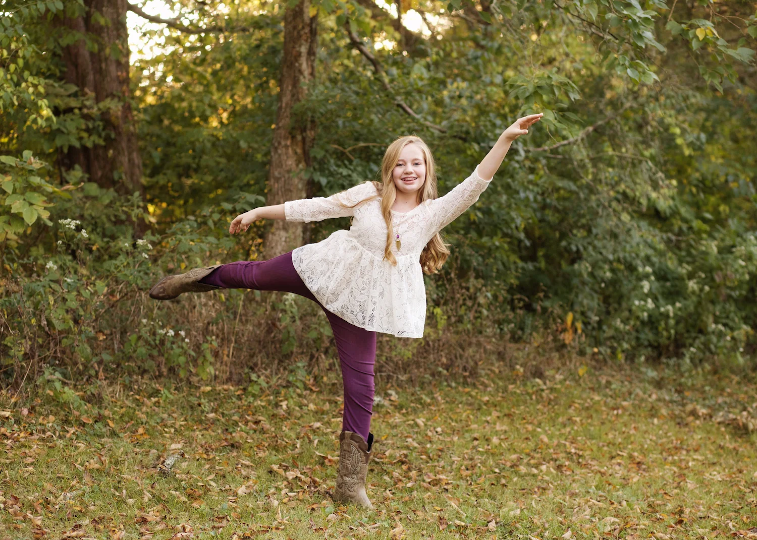 Did I mention she's into dance? She's such a cutie.