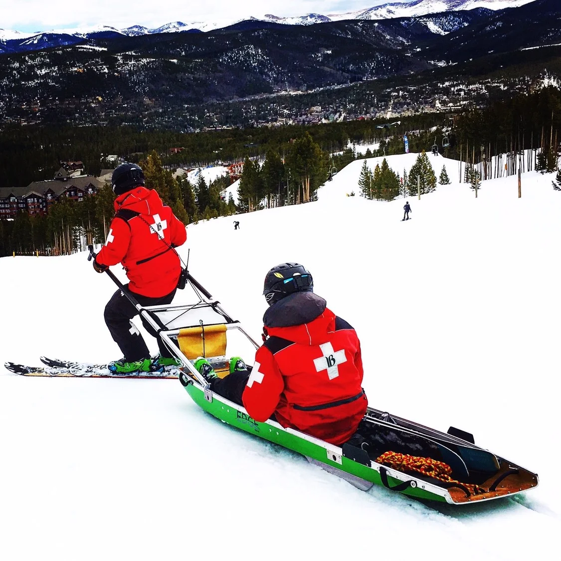 Breckenridge patrol checking out ULTRA