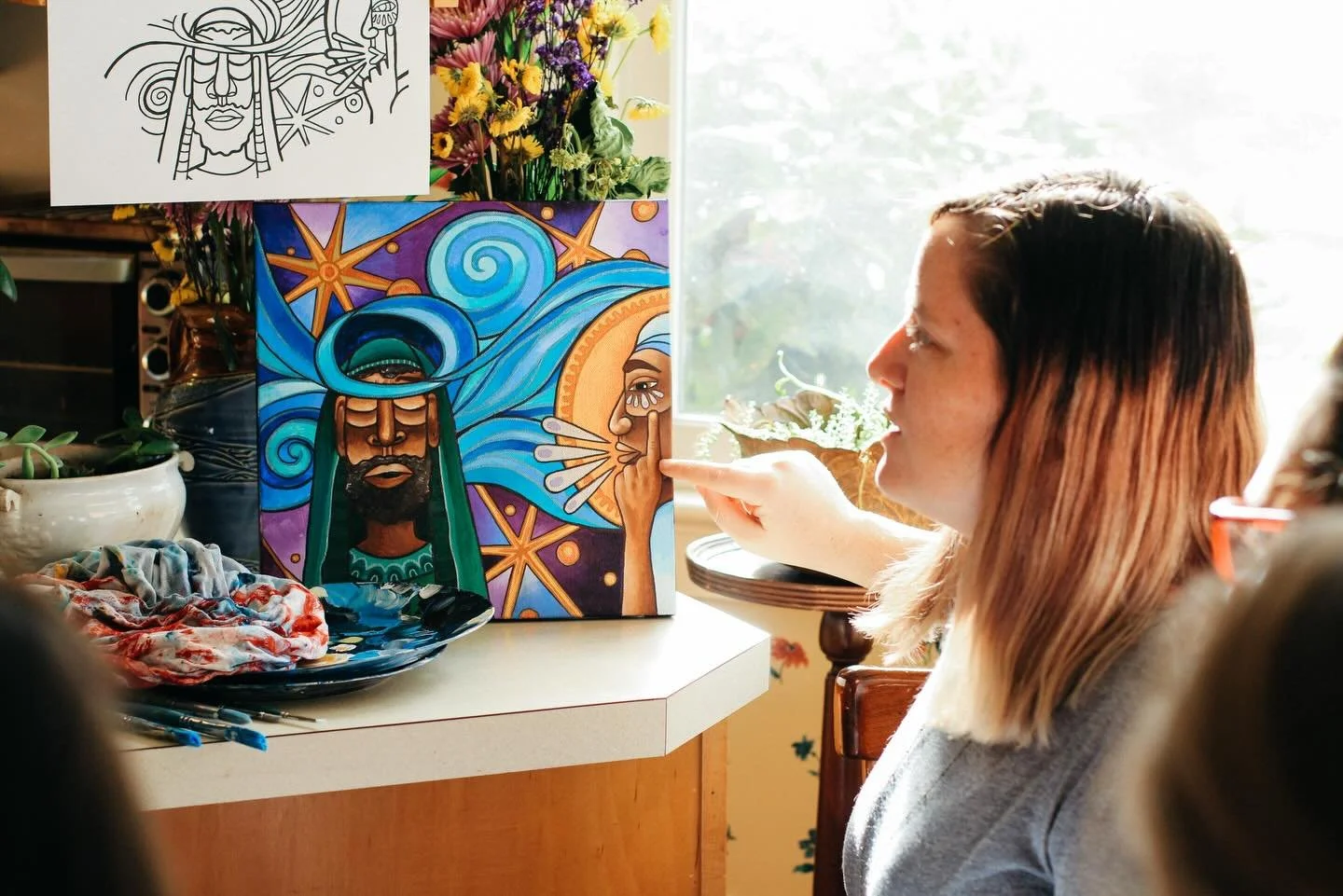 Almost 10 years ago, I began the practice of regularly engaging with biblical texts, and finding my way through my questions, doubts, and insights through visual means. I can&rsquo;t express how grateful I am for this calling. Here is an excerpt from