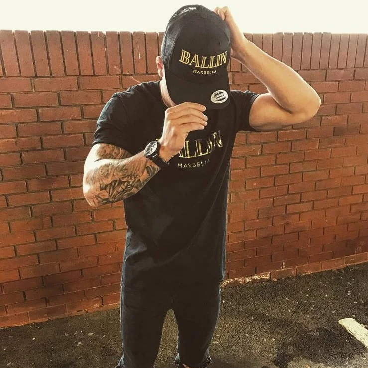 SS18 BALLIN MARBELLA 3D GOLD TRUCKER HAT