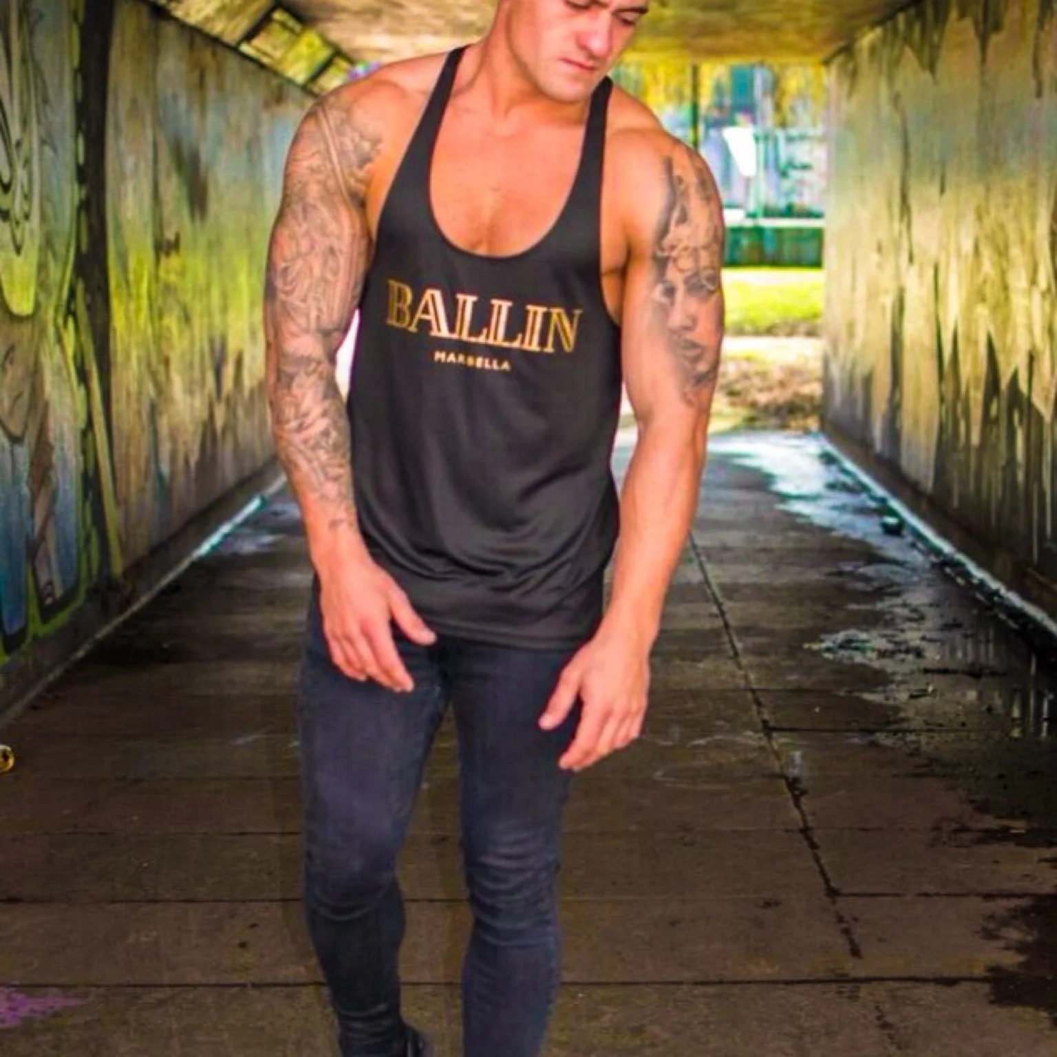 SS18 BALLIN MARBELLA GYM VEST