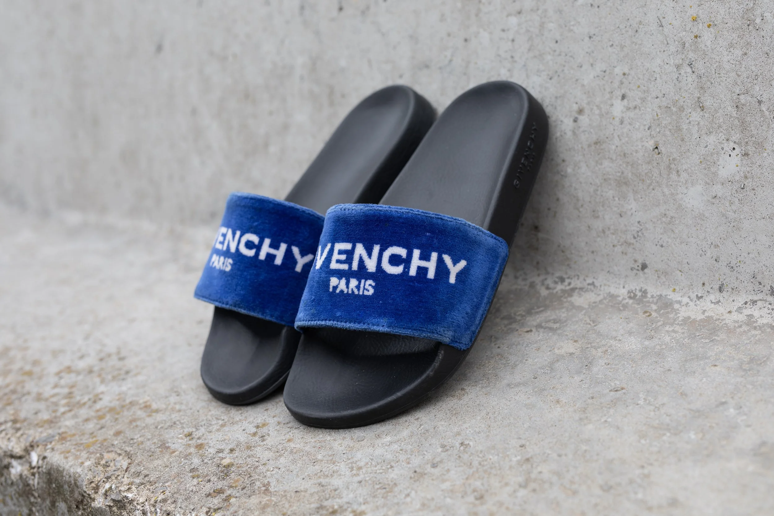 velvet givenchy slides