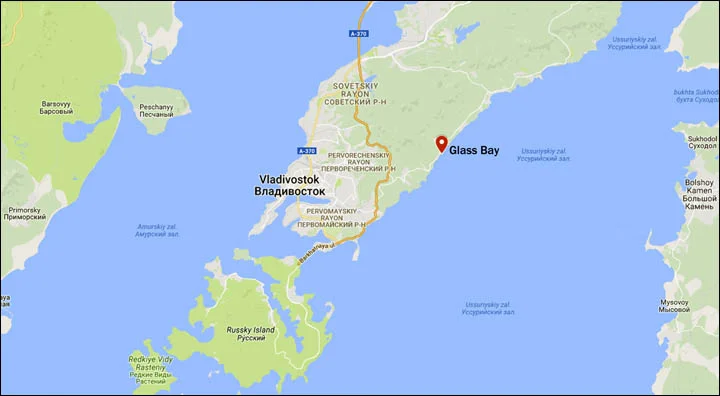 Glass Beach Ussuri Bay Russia Mountain Beach