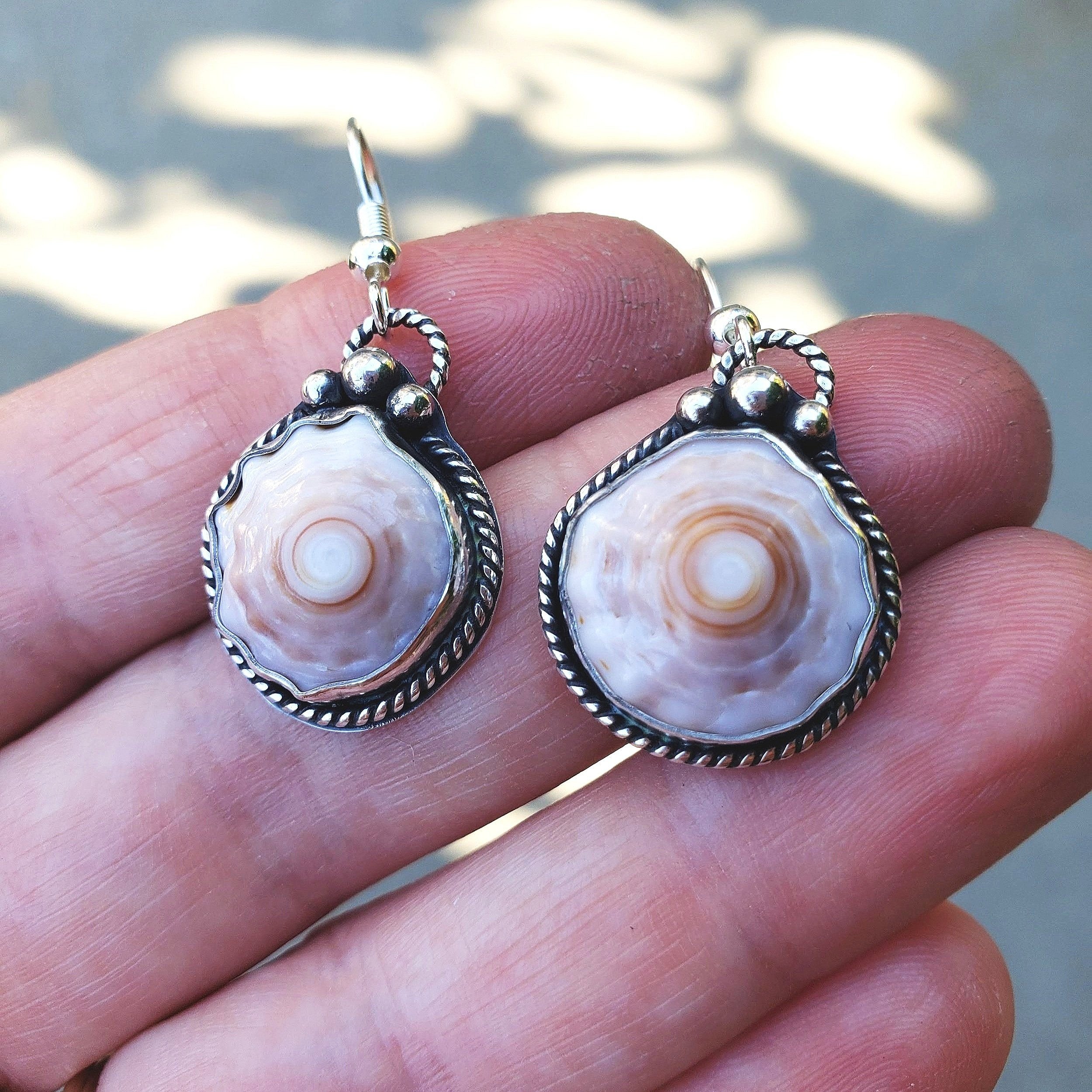 Hawaiian Puka Shell Earrings